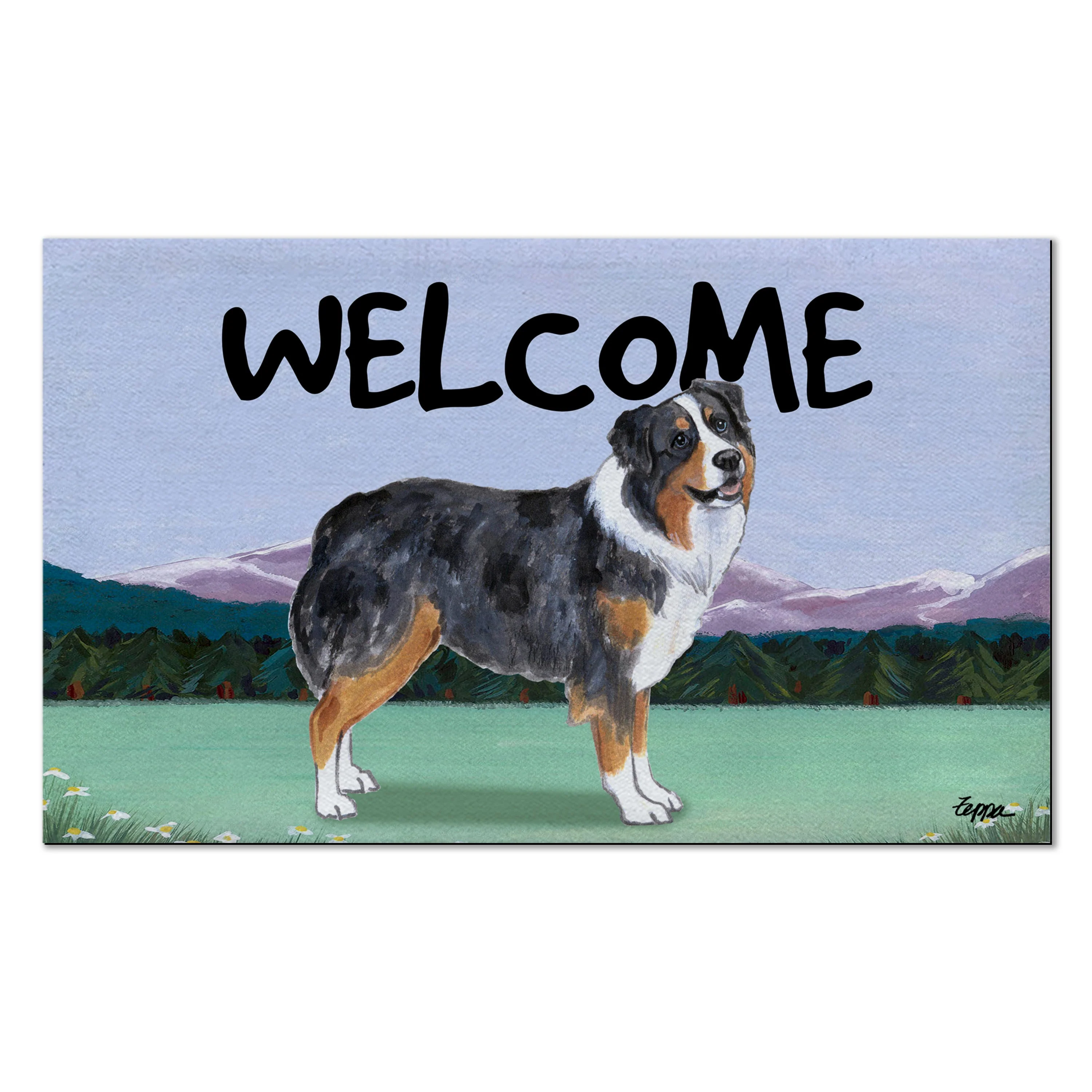 Australian Shepherd Welcome Mat - Image 2