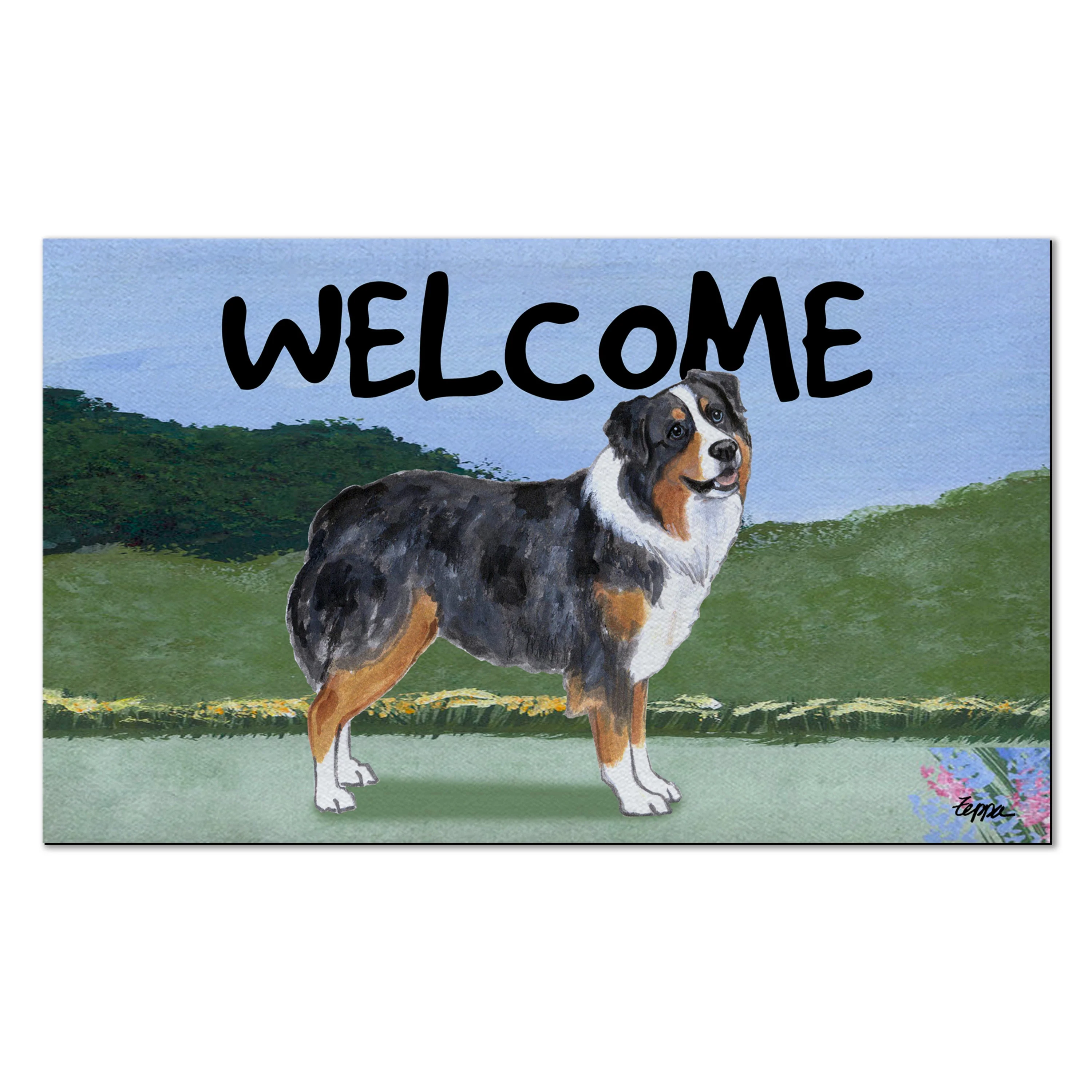 Australian Shepherd Welcome Mat - Image 3