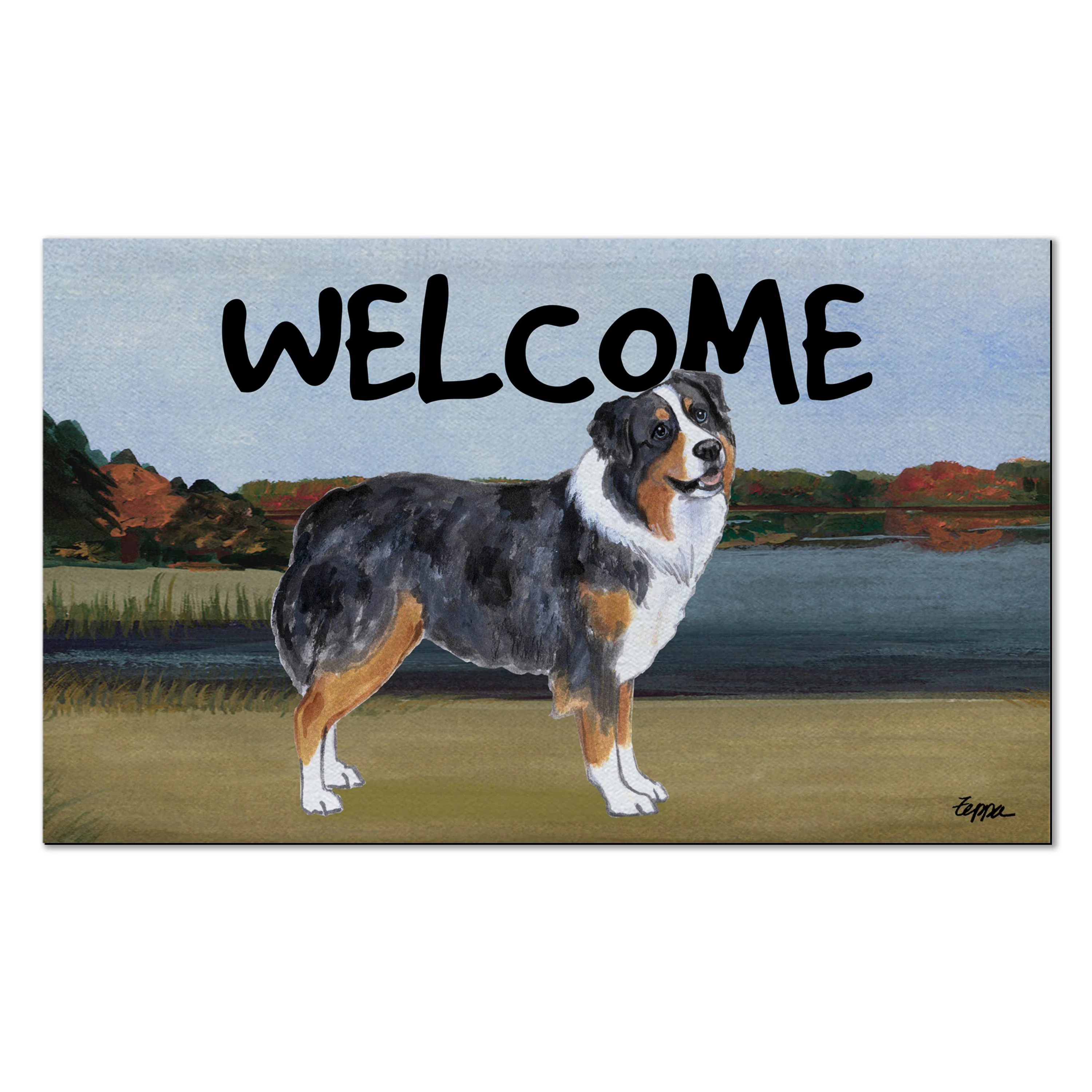 Australian Shepherd Welcome Mat - Image 4