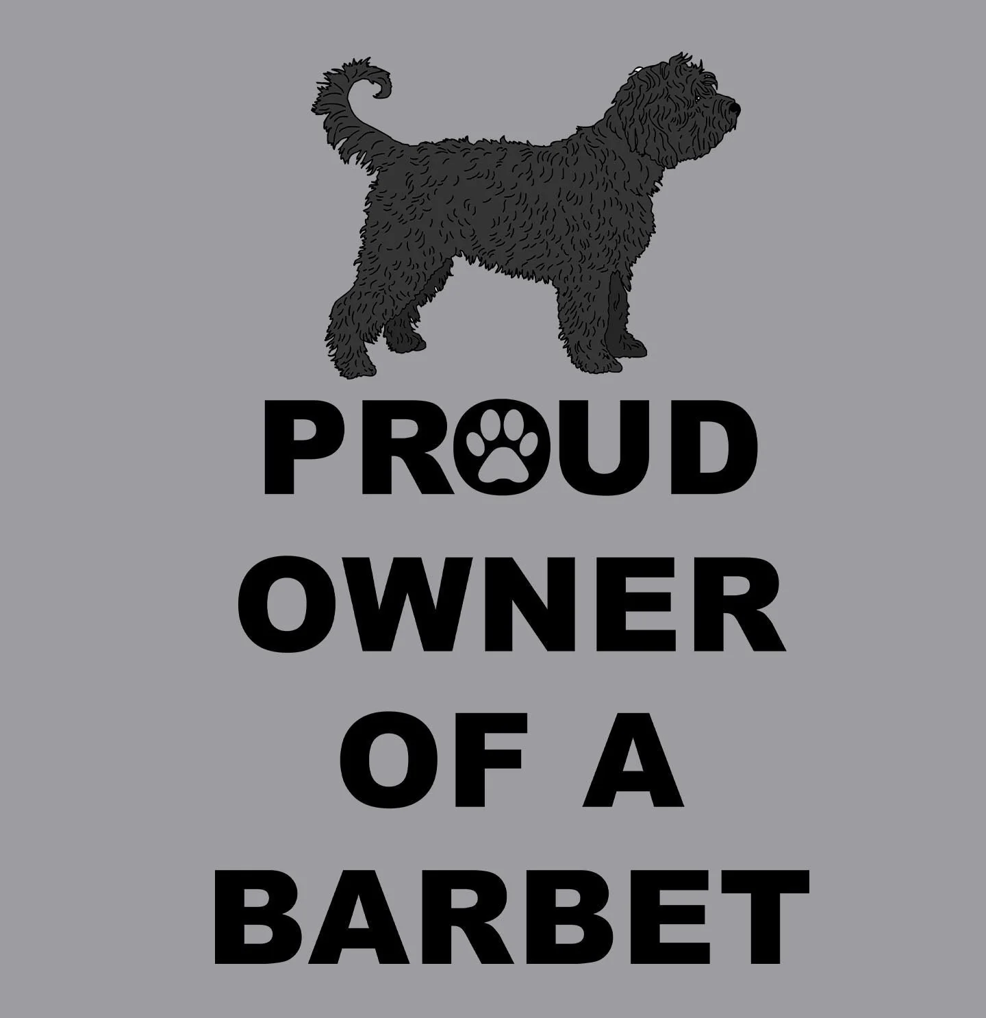 Barbet Proud Owner - Adult Unisex T-Shirt - Image 2