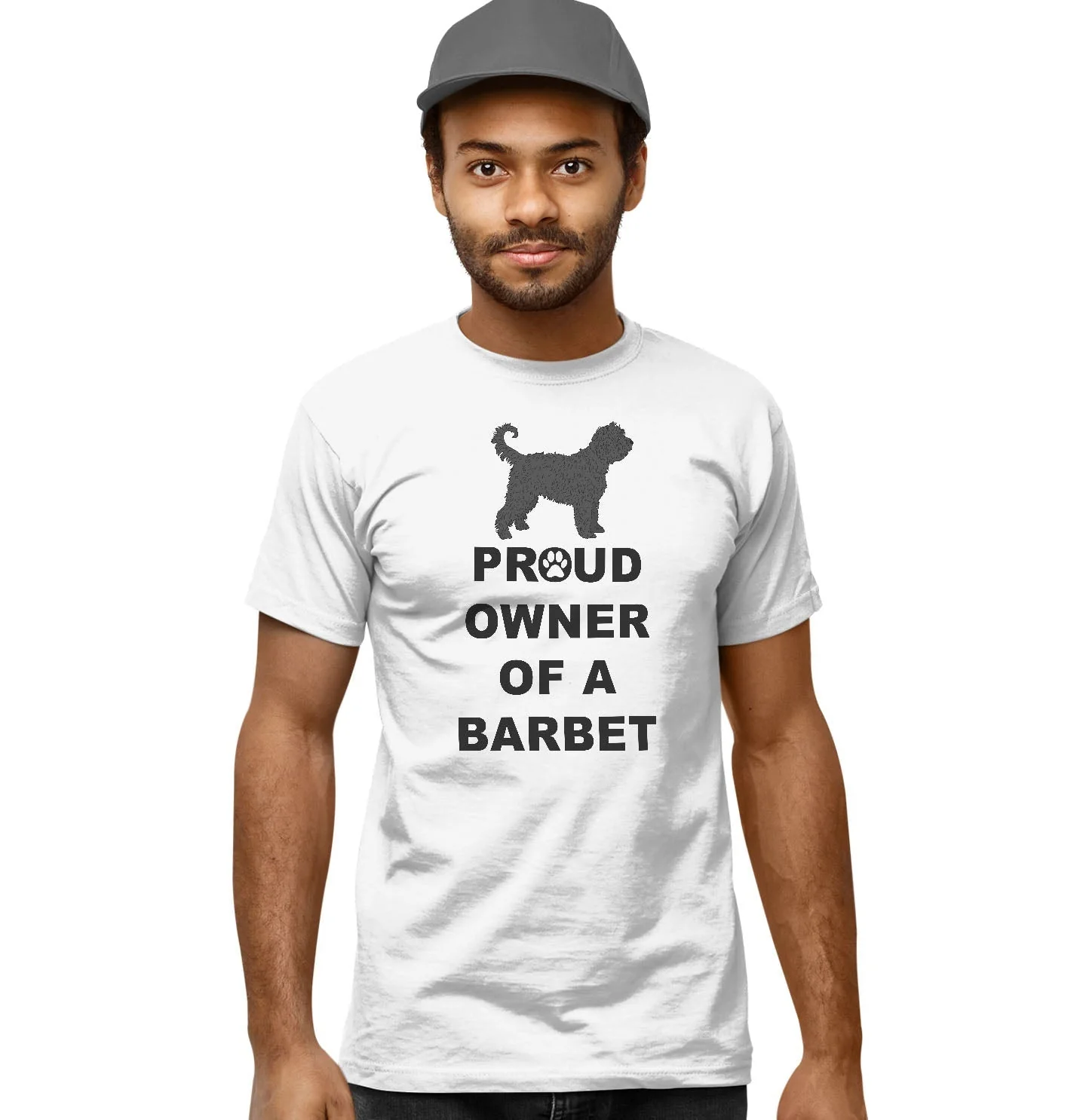 Barbet Proud Owner - Adult Unisex T-Shirt - Image 4