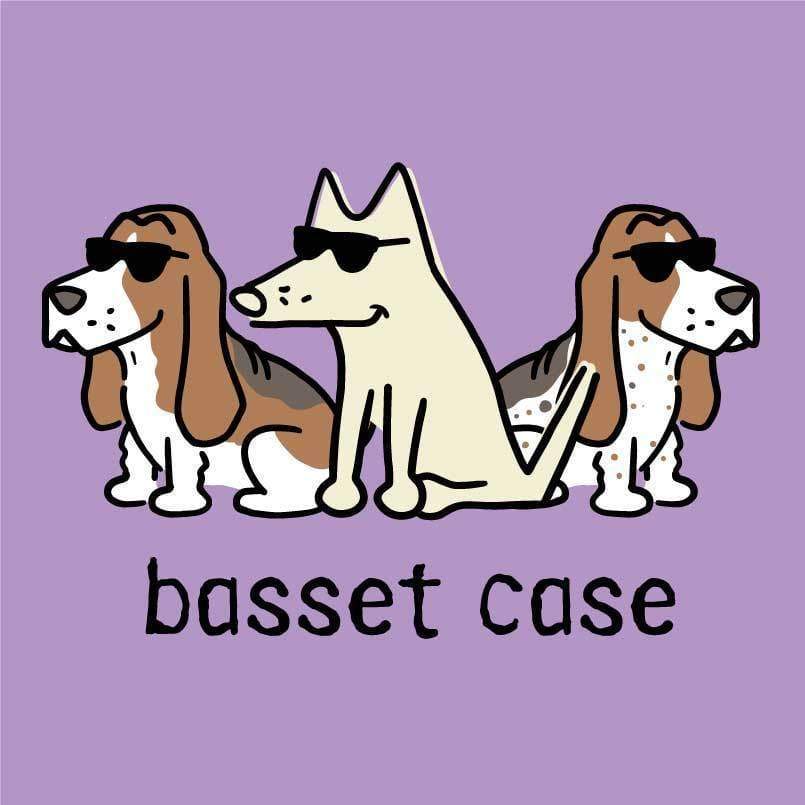 Basset Case - T-Shirt Ladies V-Neck - Image 5