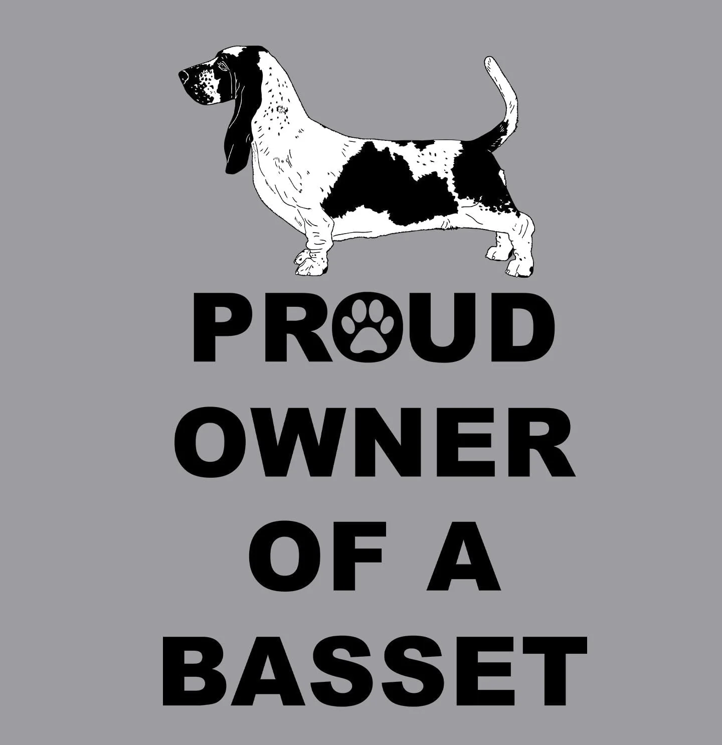 Basset Hound Proud Owner - Women's V-Neck T-Shirt - Image 2