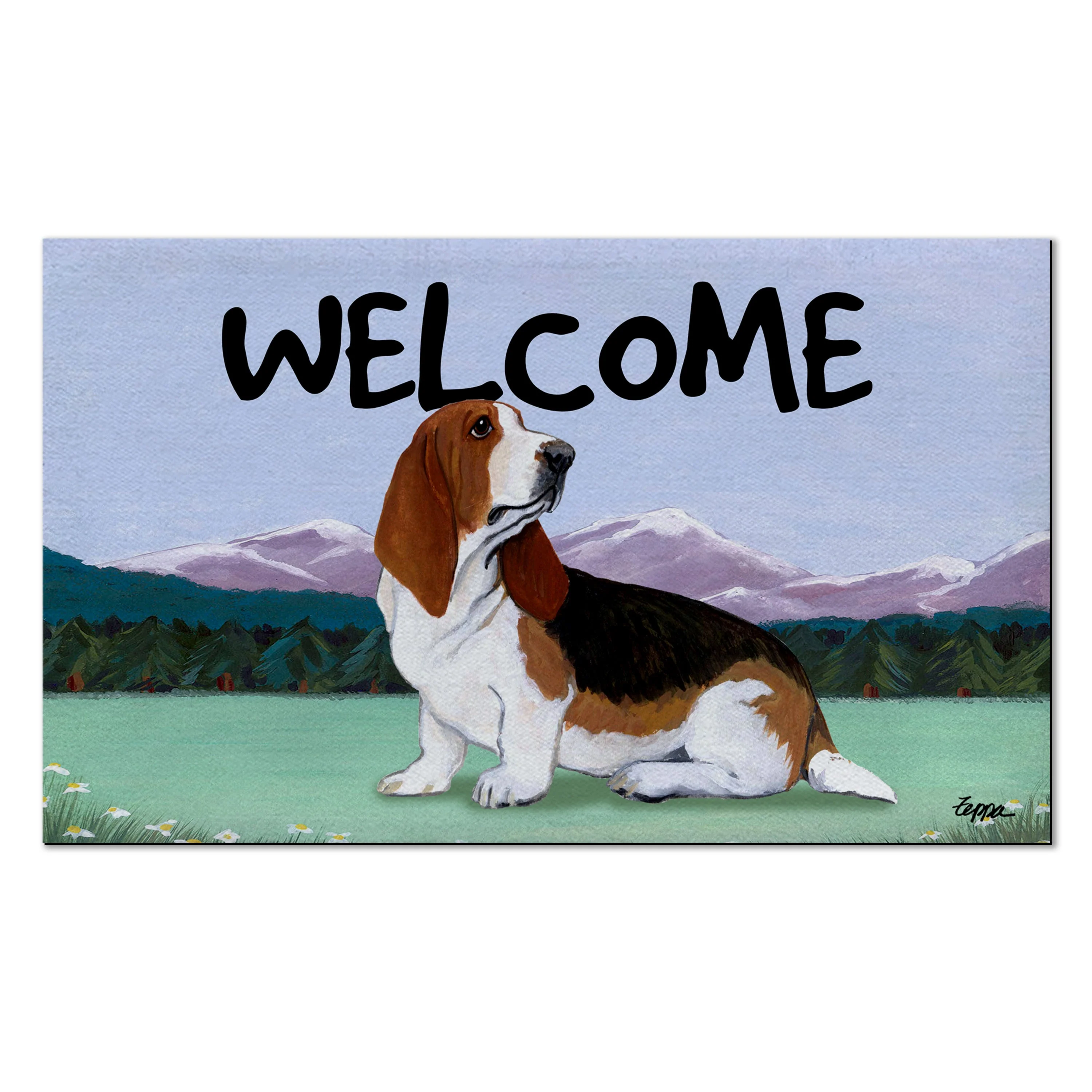 Basset Hound Welcome Mat - Image 3