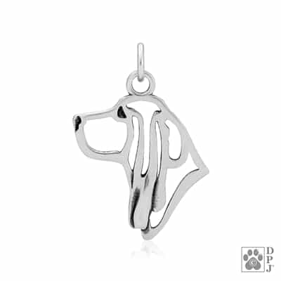 Basset Hound, Head, Pendant