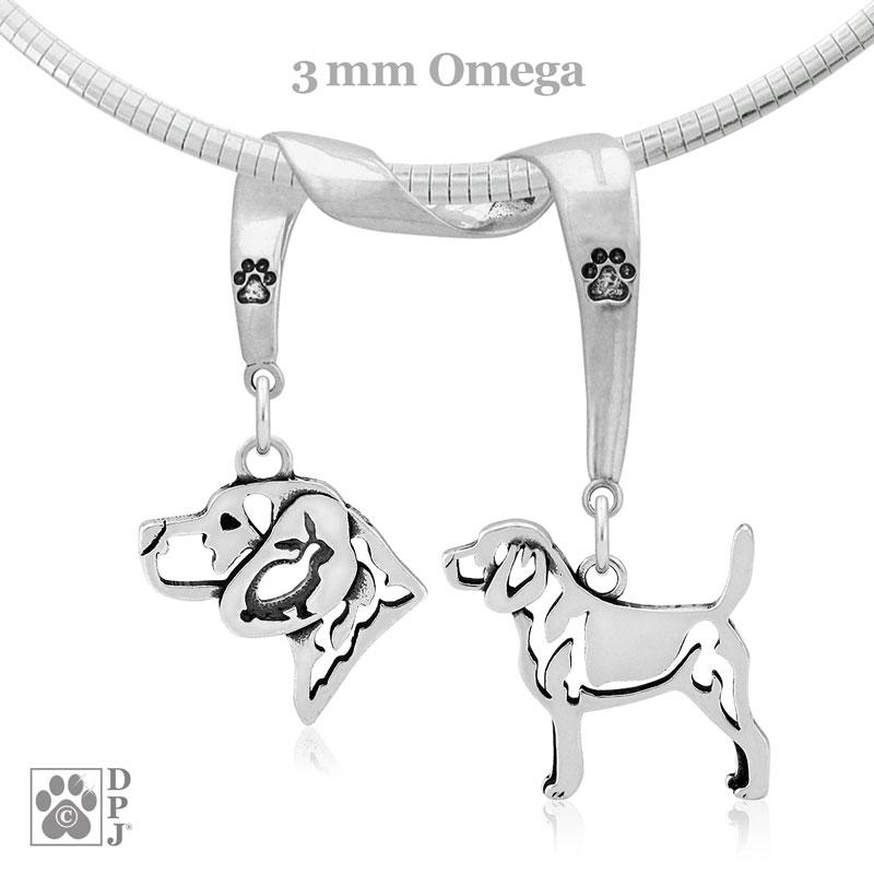 Beagle, Charm Holder, Necklace