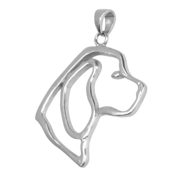 Beagle Sterling Silver Cut Out Pendants - Image 2