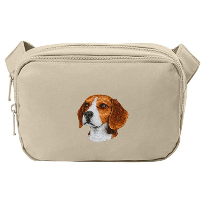 Beagle Embroidered Crossbody Bag - Image 3