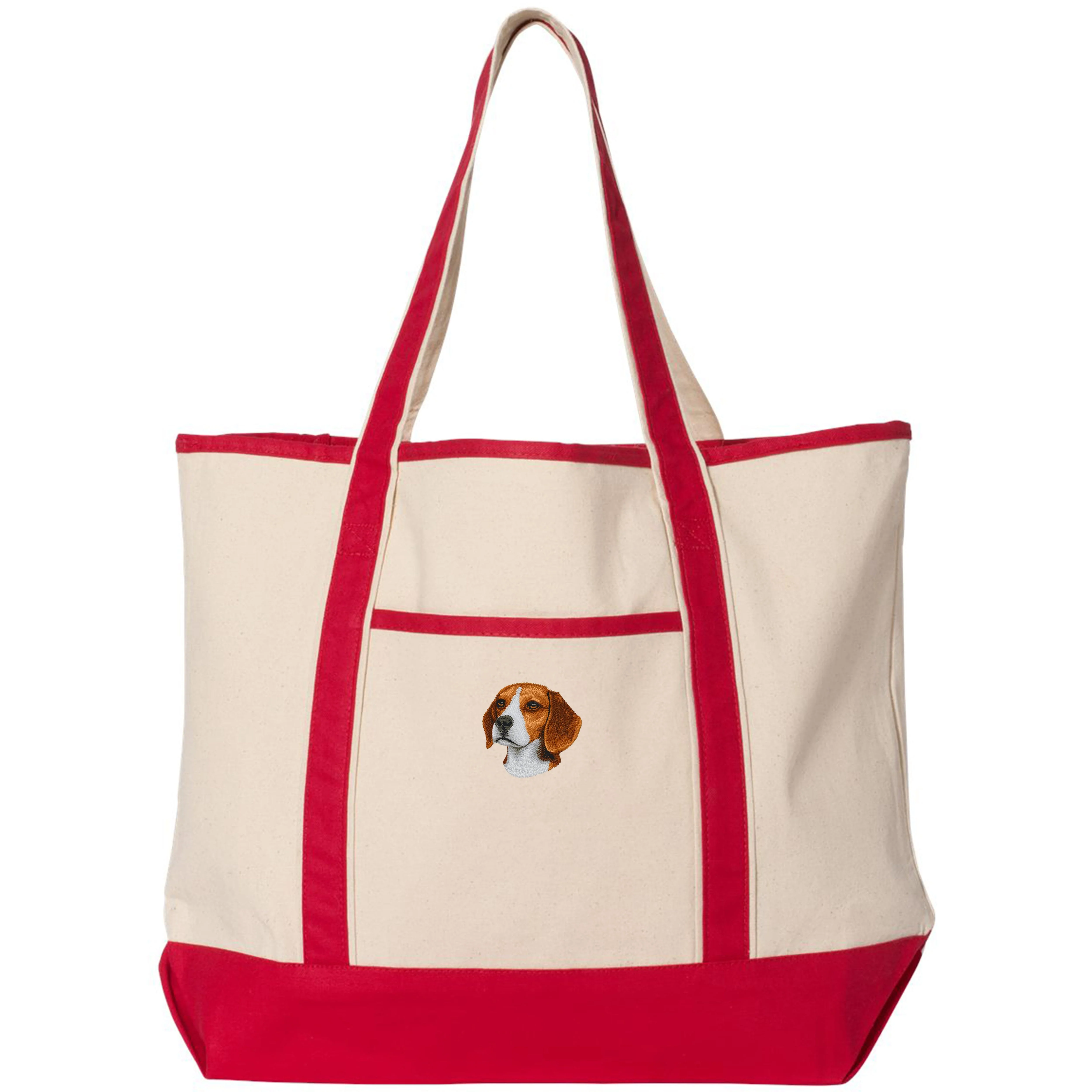 Beagle Embroidered Tote - Image 3
