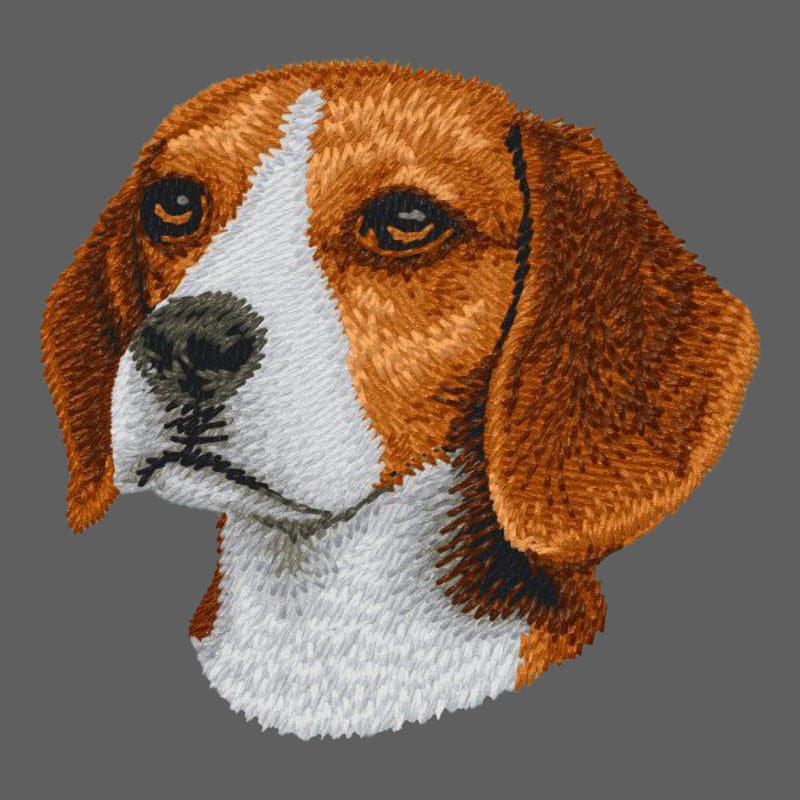 Beagle Embroidered Women's Fleece Jacket - Image 2