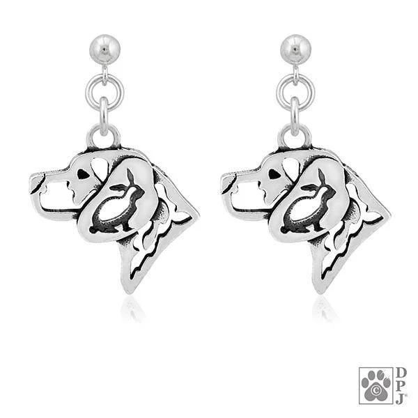 Beagle w/Bunny, Head, Earring - Image 2