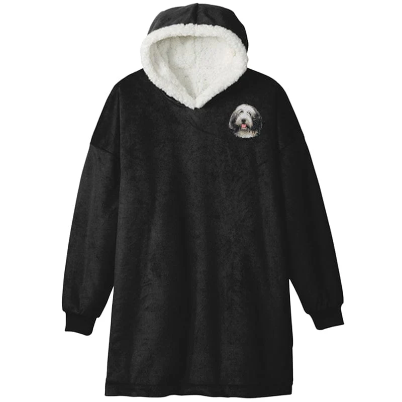 Bearded Collie Embroidered Wearable Blanket - Image 4