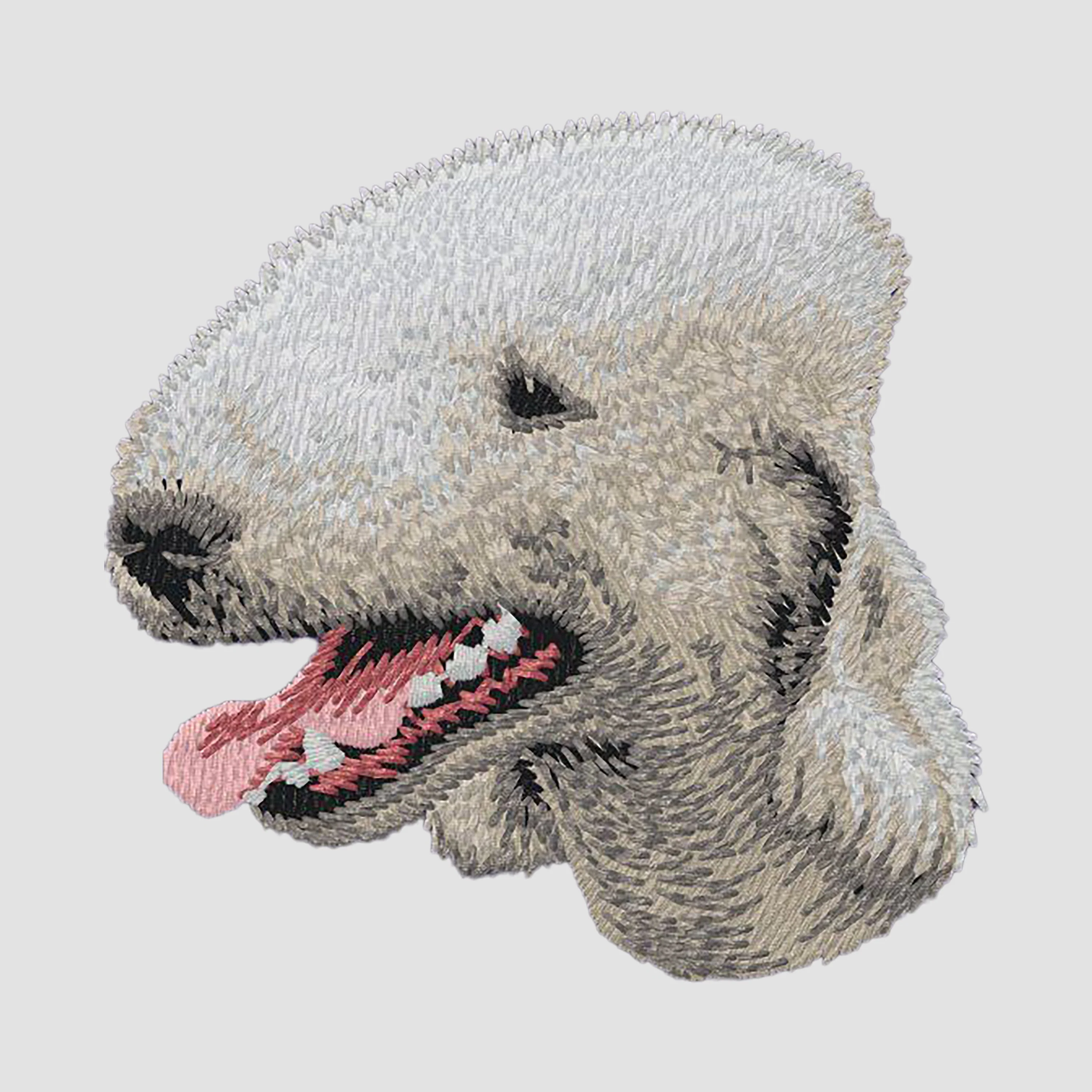 Bedlington Terrier Embroidered Sweatshirt Hoodie - Image 8