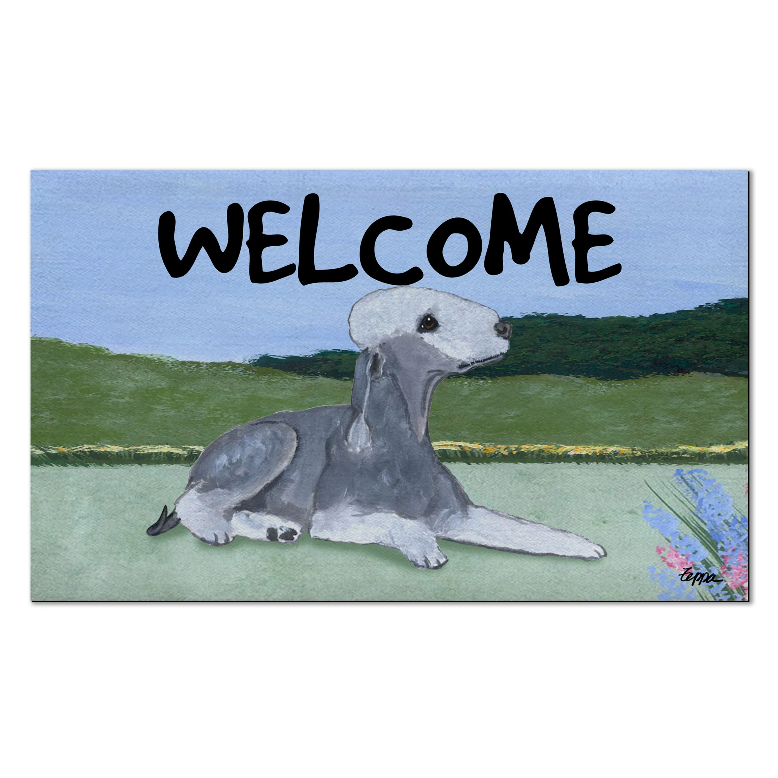 Bedlington Terrier Welcome Mat - Image 2