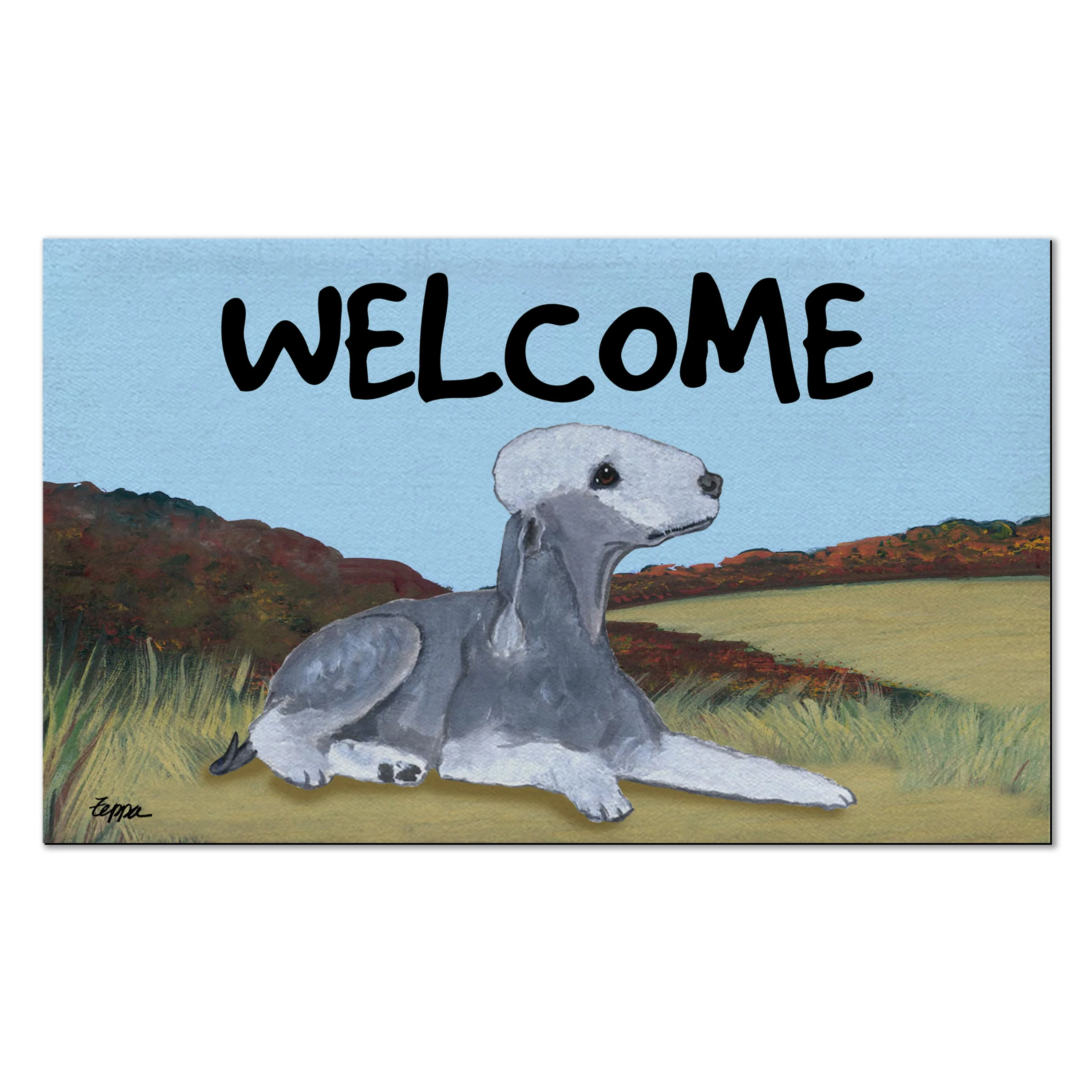 Bedlington Terrier Welcome Mat - Image 5