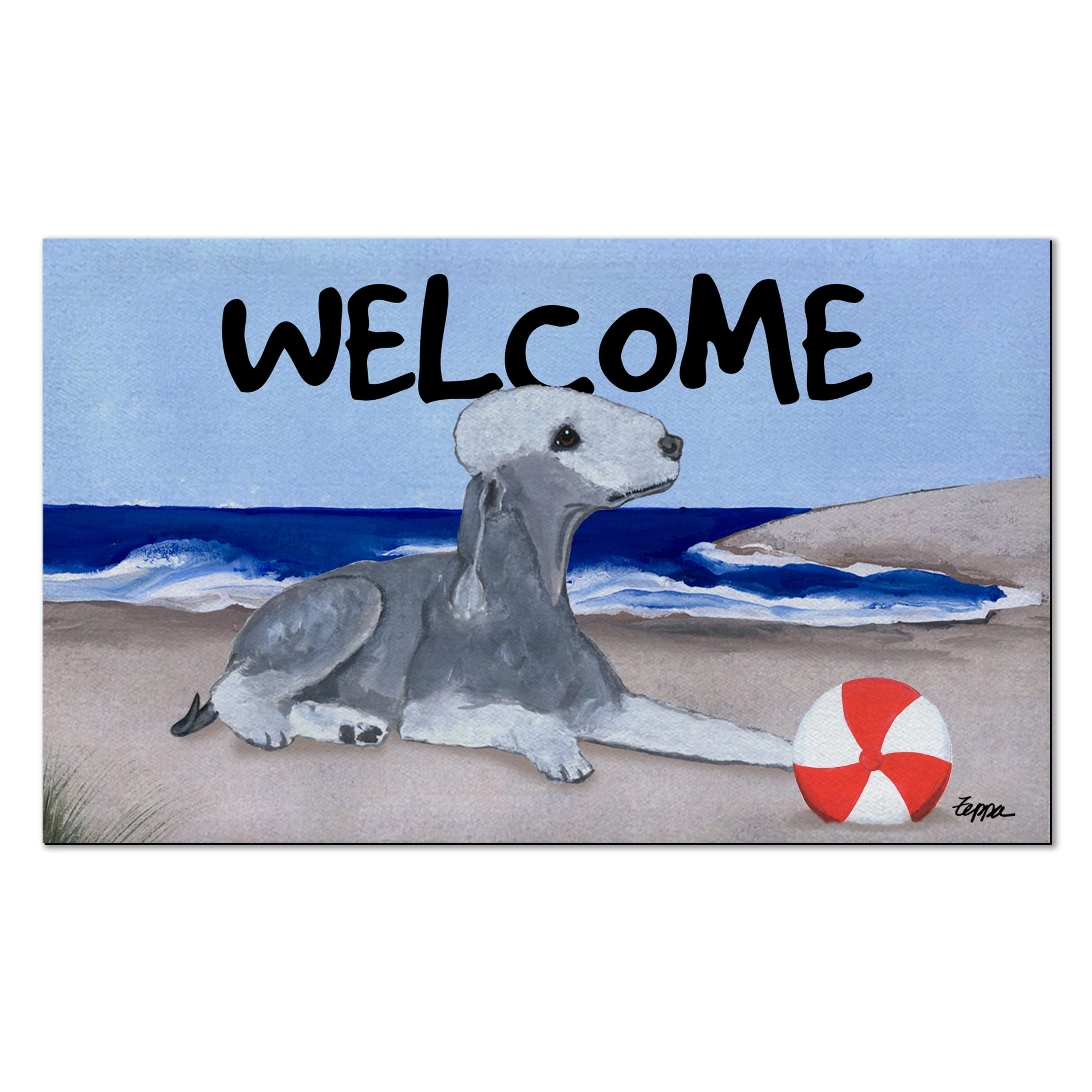 Bedlington Terrier Welcome Mat - Image 6