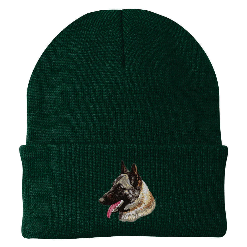 Belgian Malinois Embroidered Beanie - Image 2