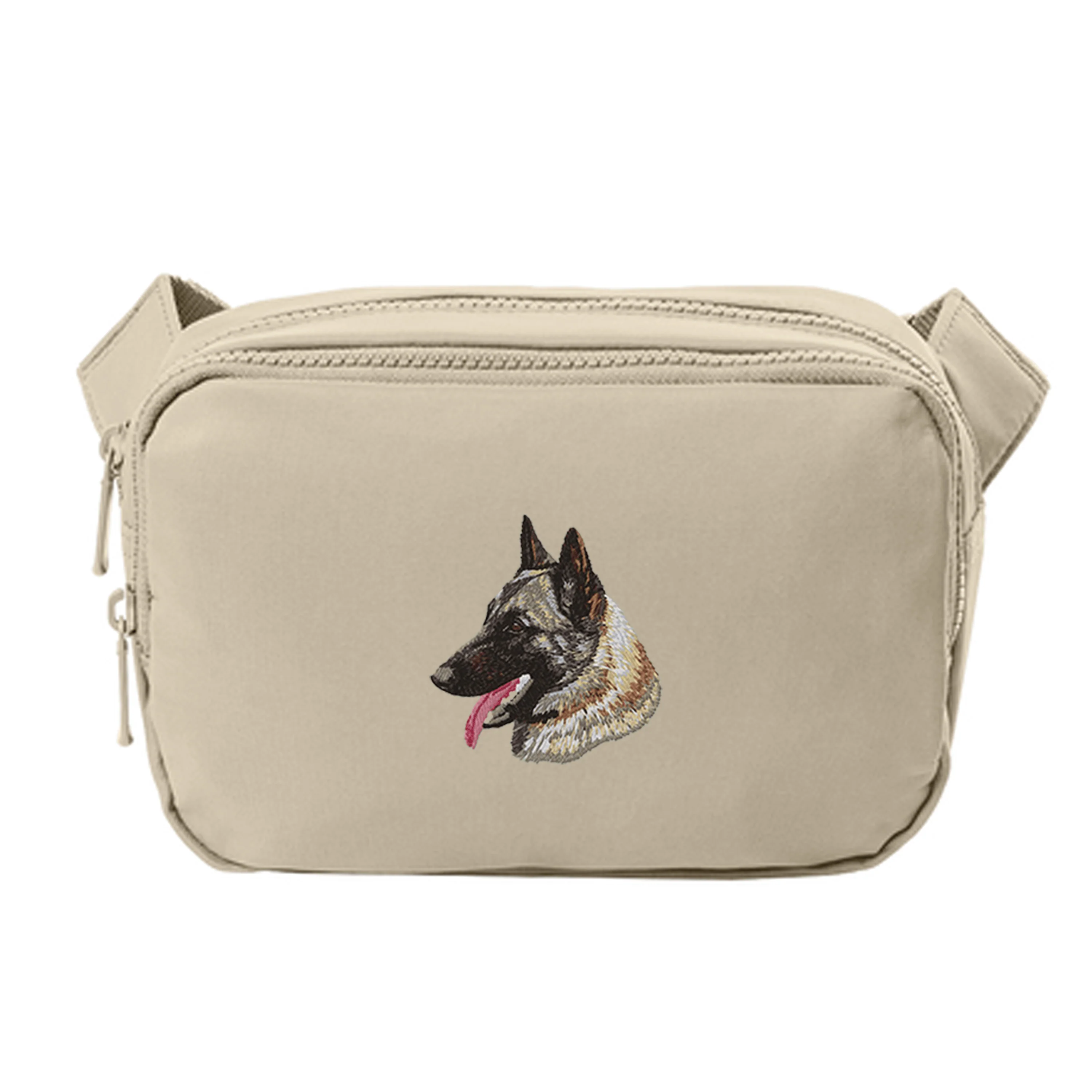 Belgian Malinois Embroidered Crossbody Bag