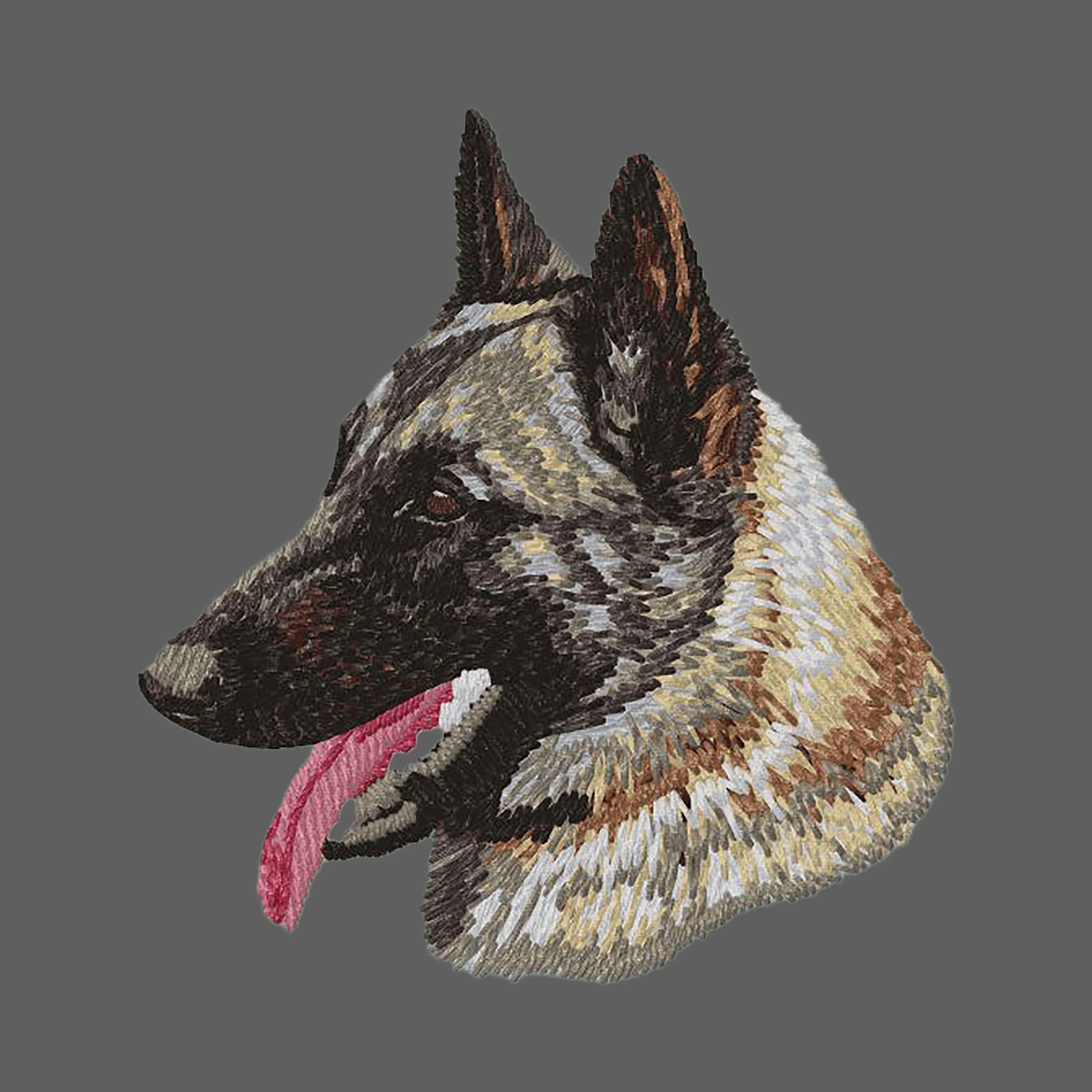 Belgian Malinois Embroidered Women's Fleece Jacket - Image 2