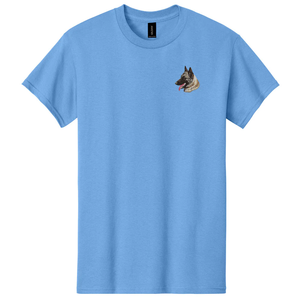 Belgian Malinois Embroidered Men's T-Shirt