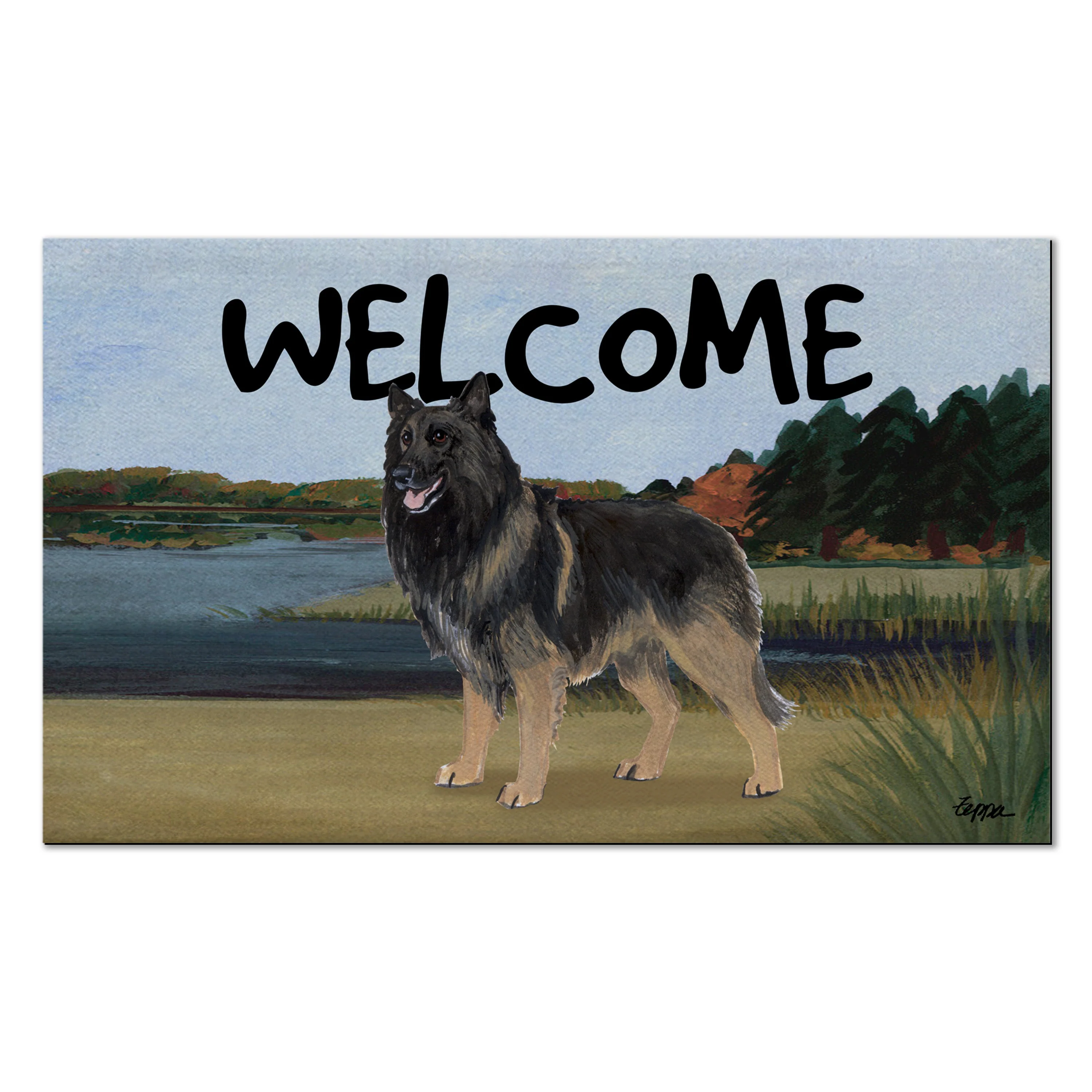 Belgian Tervuren Welcome Mat - Image 4