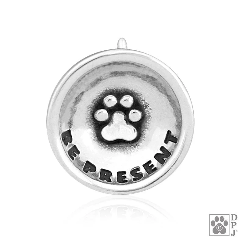 Be Present Paw Pendant
