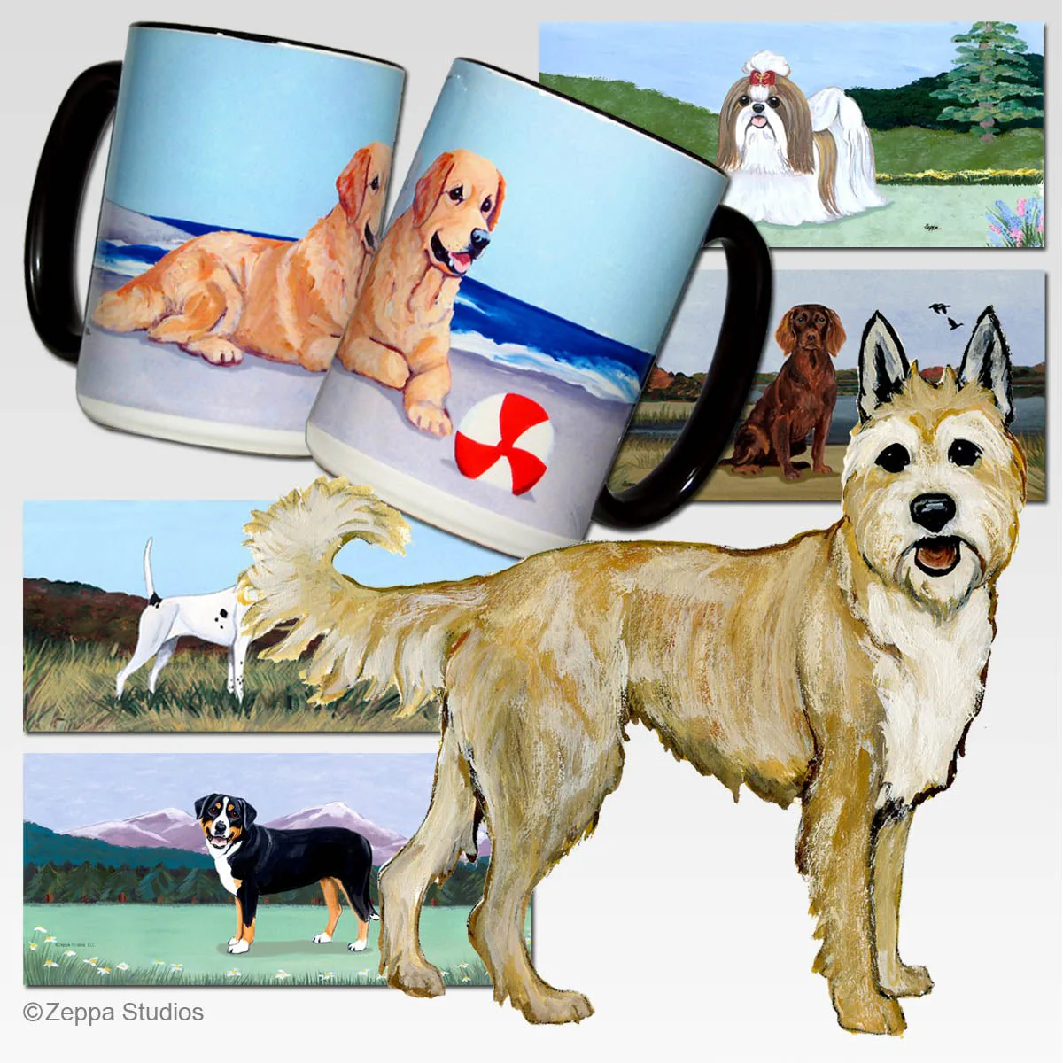 Berger Picard  Scenic Mug