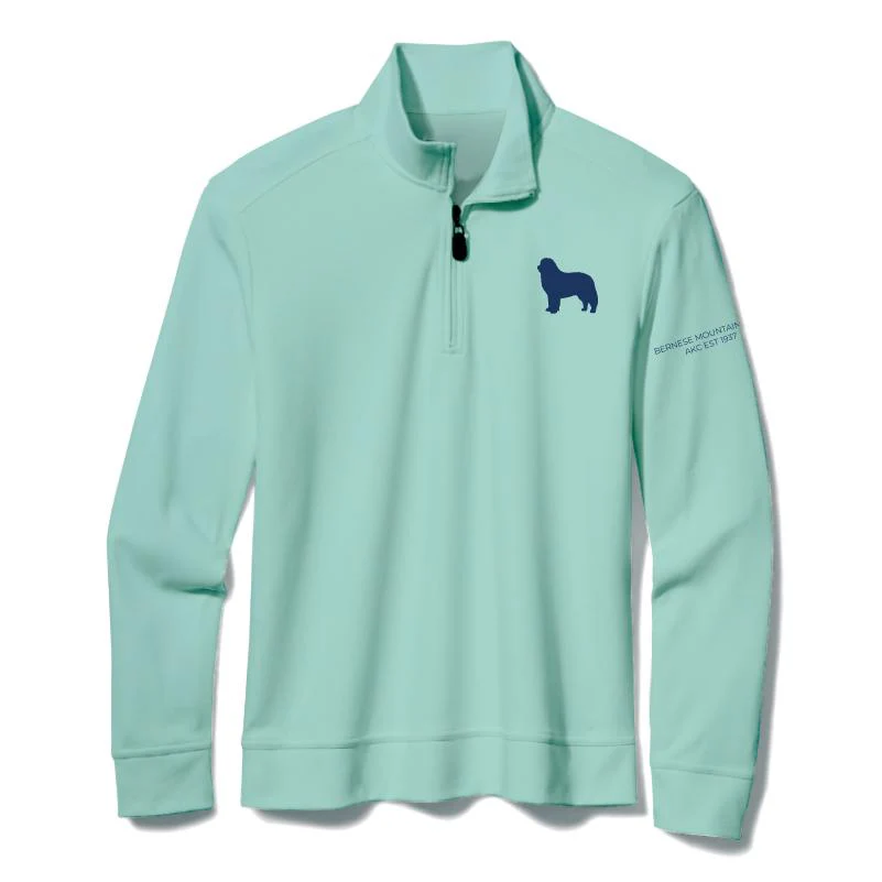 Bernese Mountain Dog Embroidered AKC Quarter Zip - Image 4