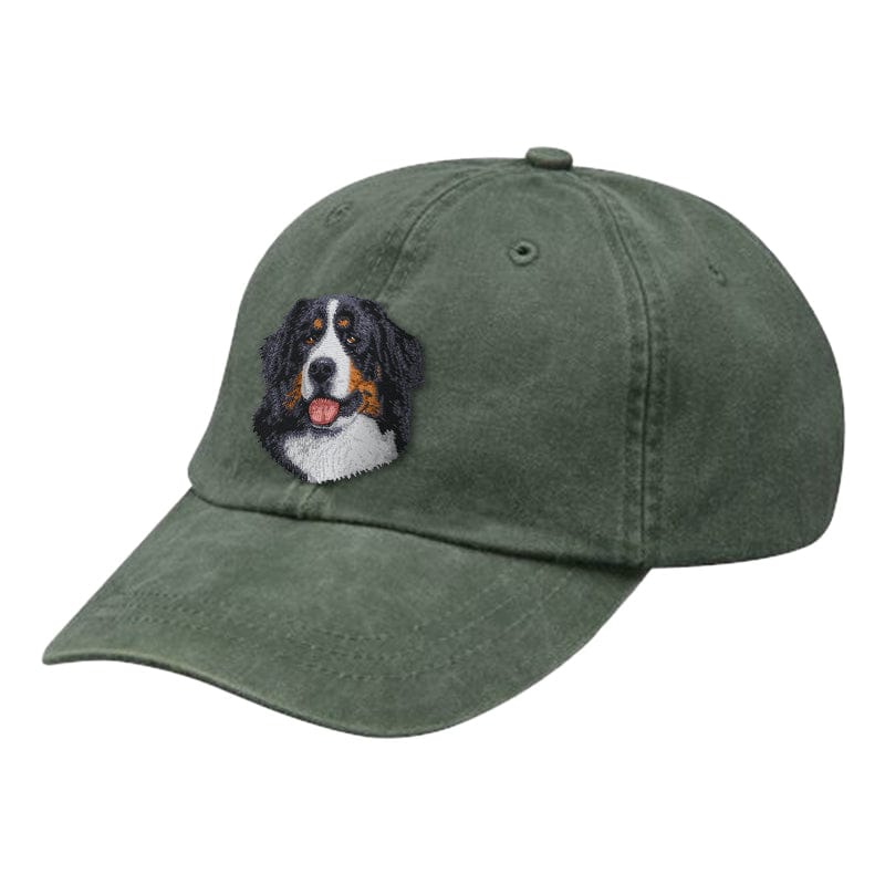 Bernese Mountain Dog Embroidered Baseball Cap - Image 7