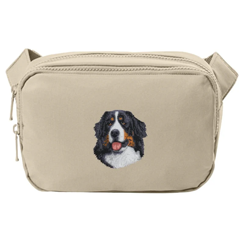 Bernese Mountain Dog Embroidered Crossbody Bag - Image 3