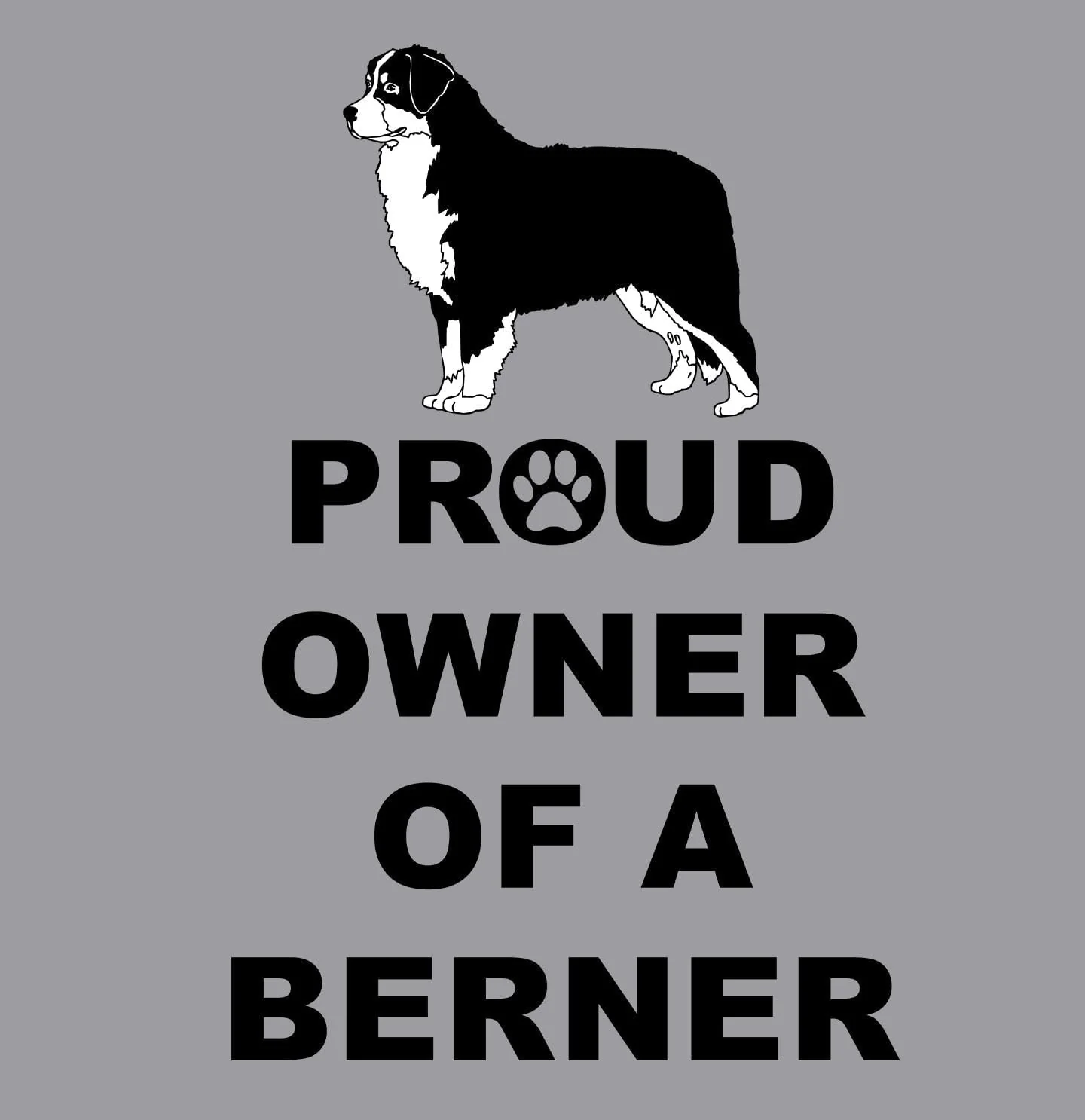 Bernese Mountain Dog Proud Owner - Women's V-Neck T-Shirt - Image 2