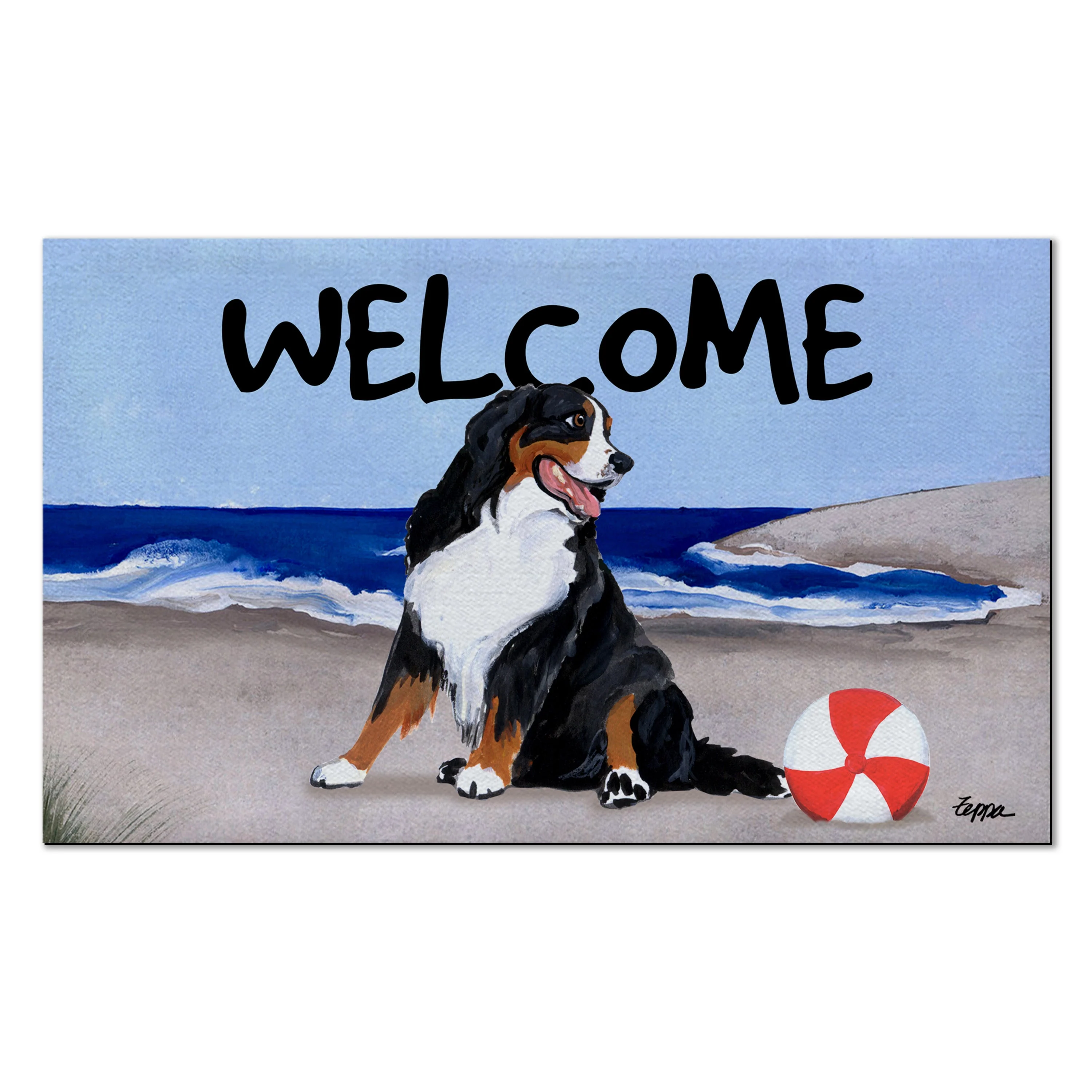 Bernese Mountain Dog Welcome Mat - Image 4