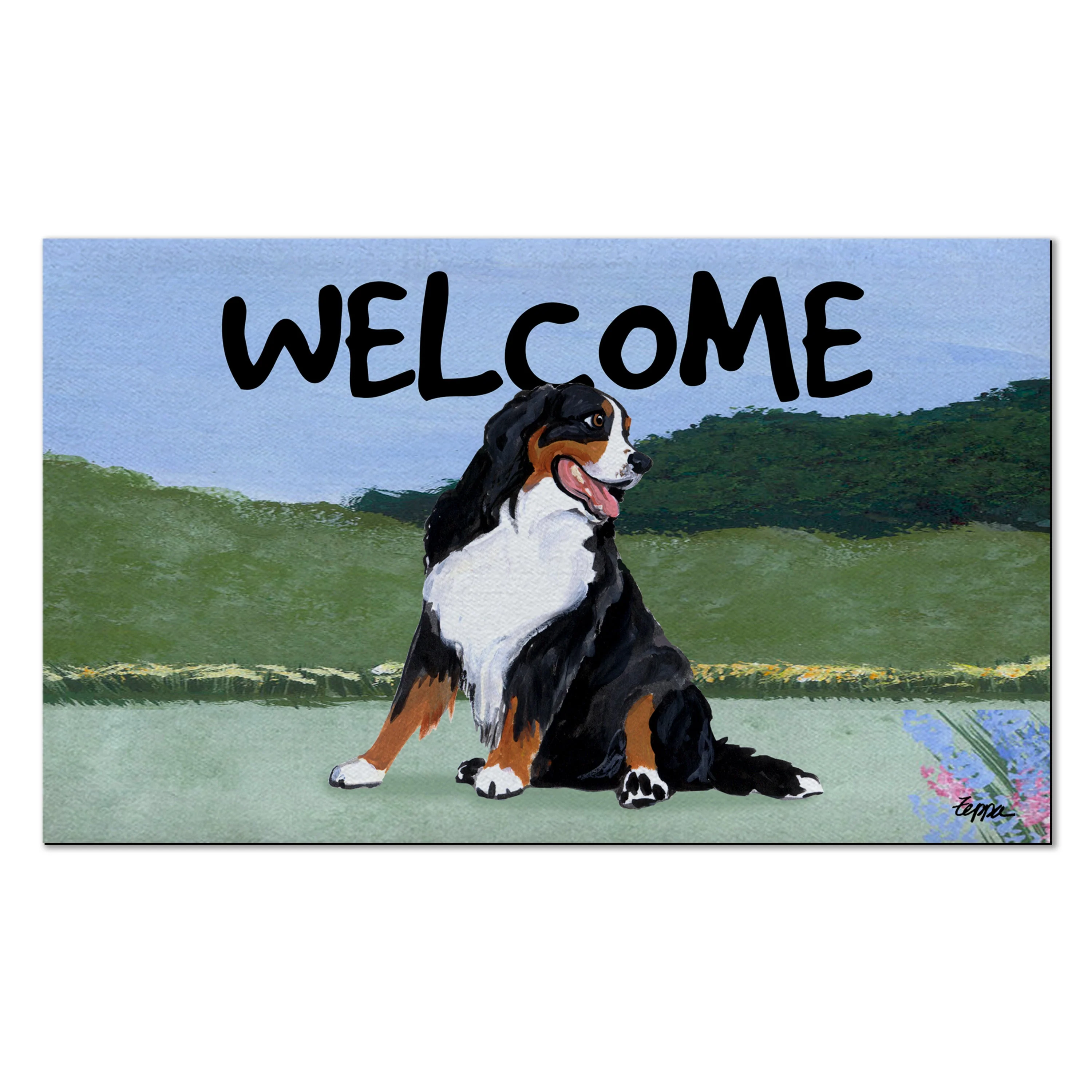 Bernese Mountain Dog Welcome Mat - Image 5