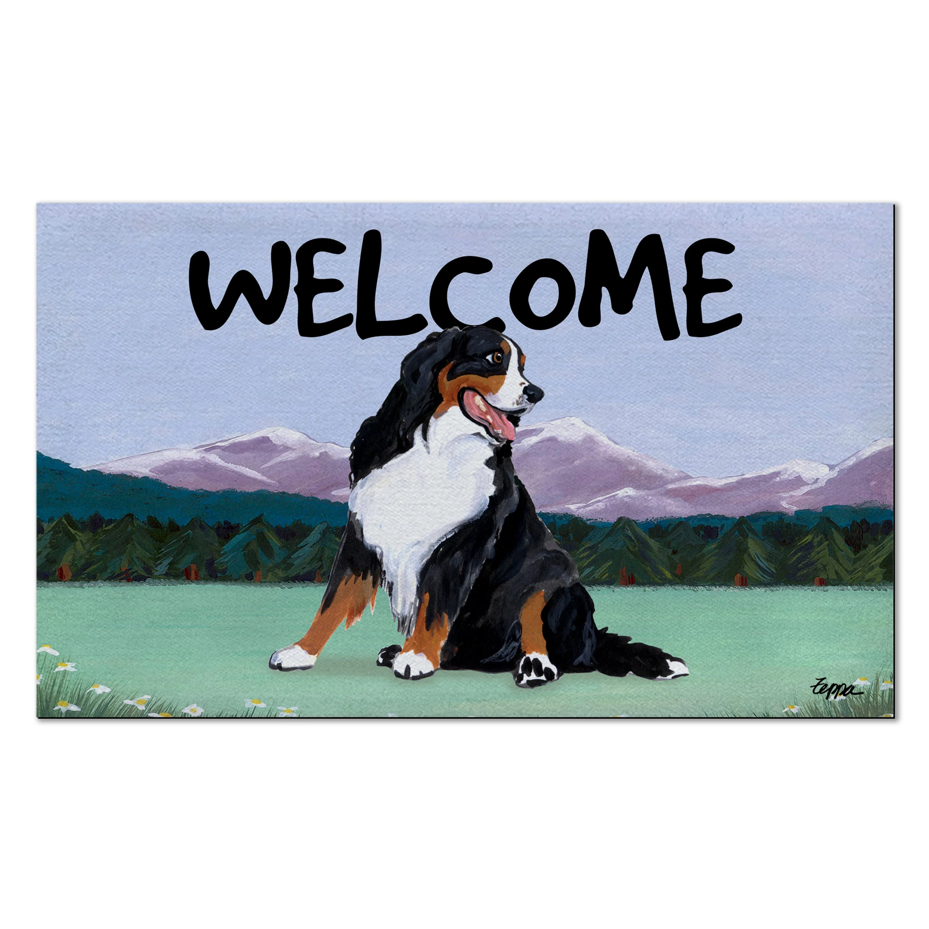 Bernese Mountain Dog Welcome Mat - Image 6