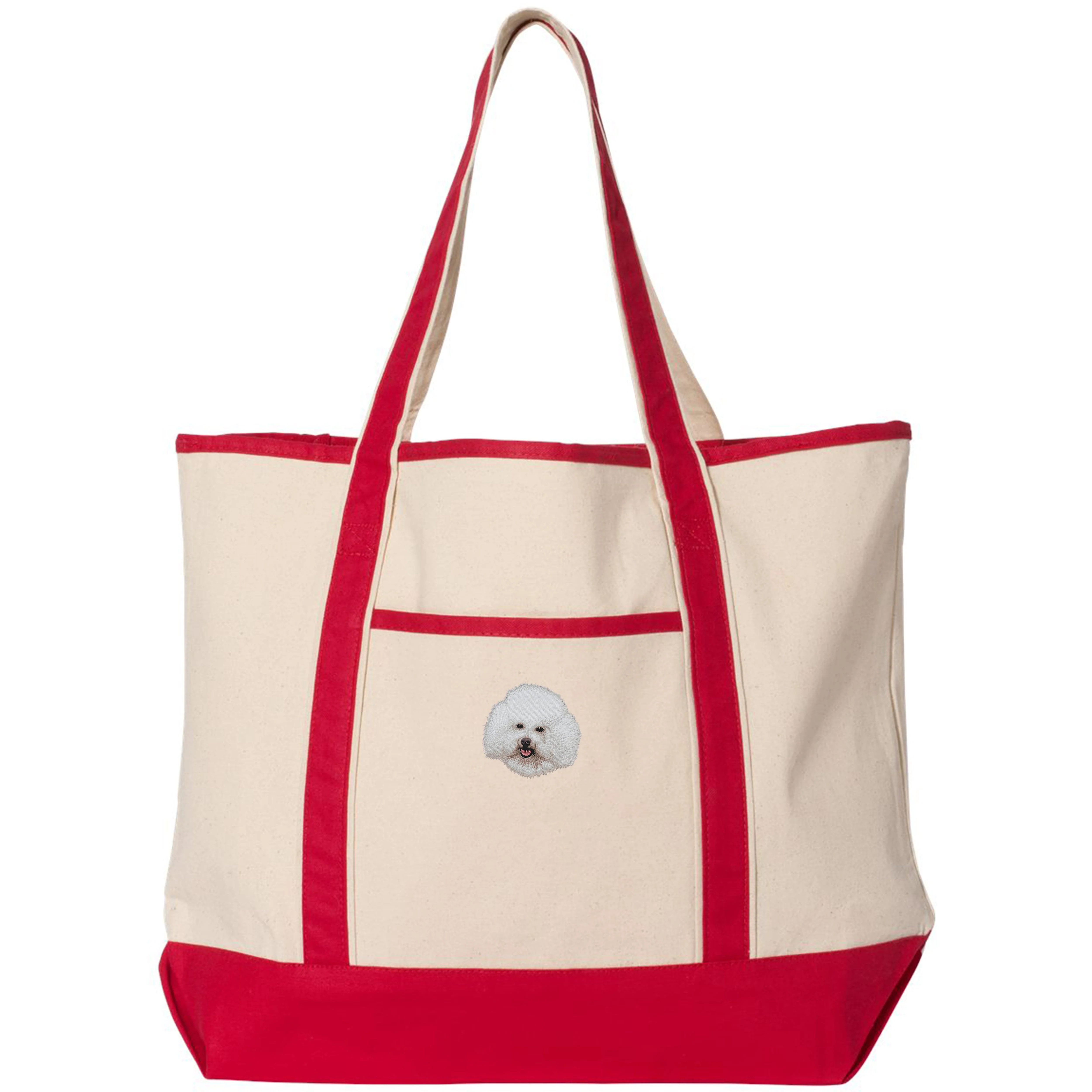 Bichon Frise Embroidered Tote - Image 3