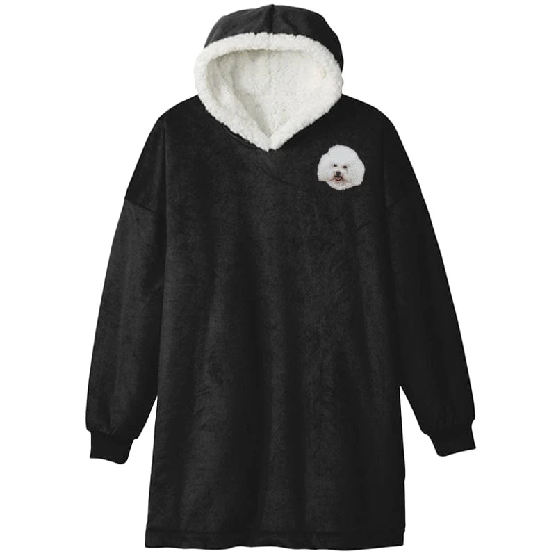 Bichon Frise Embroidered Wearable Blanket - Image 7