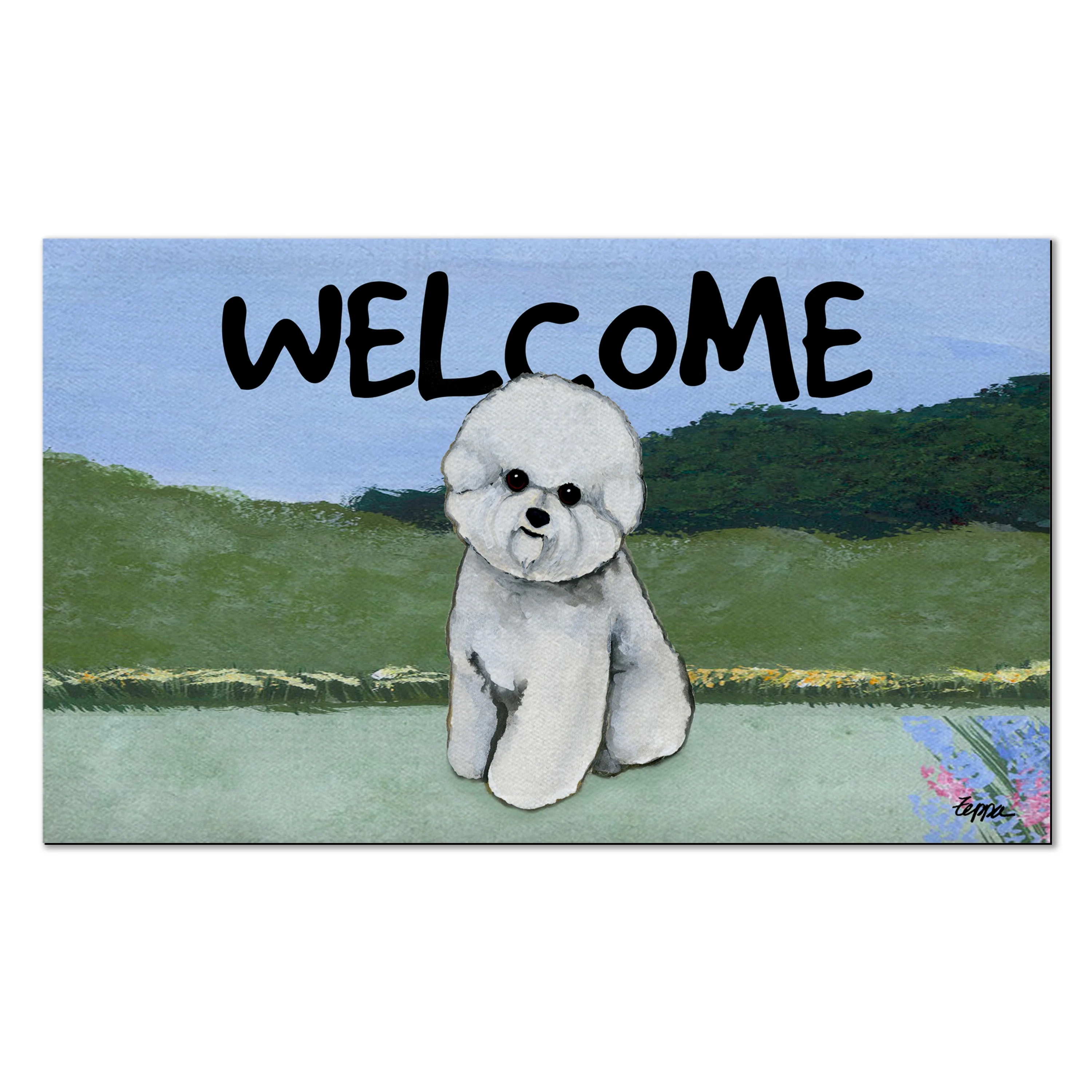 Bichon Frise Welcome Mat - Image 2