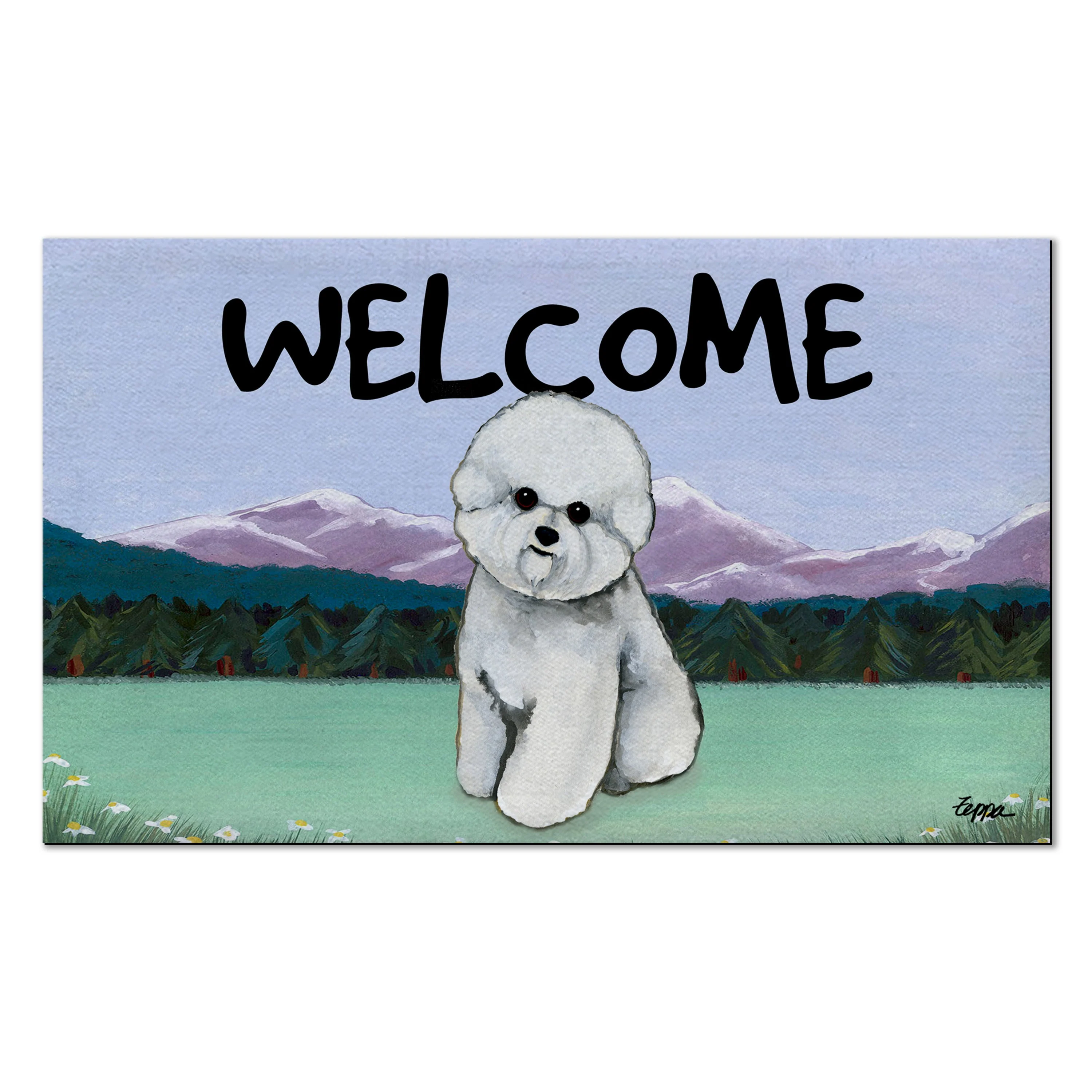 Bichon Frise Welcome Mat - Image 3