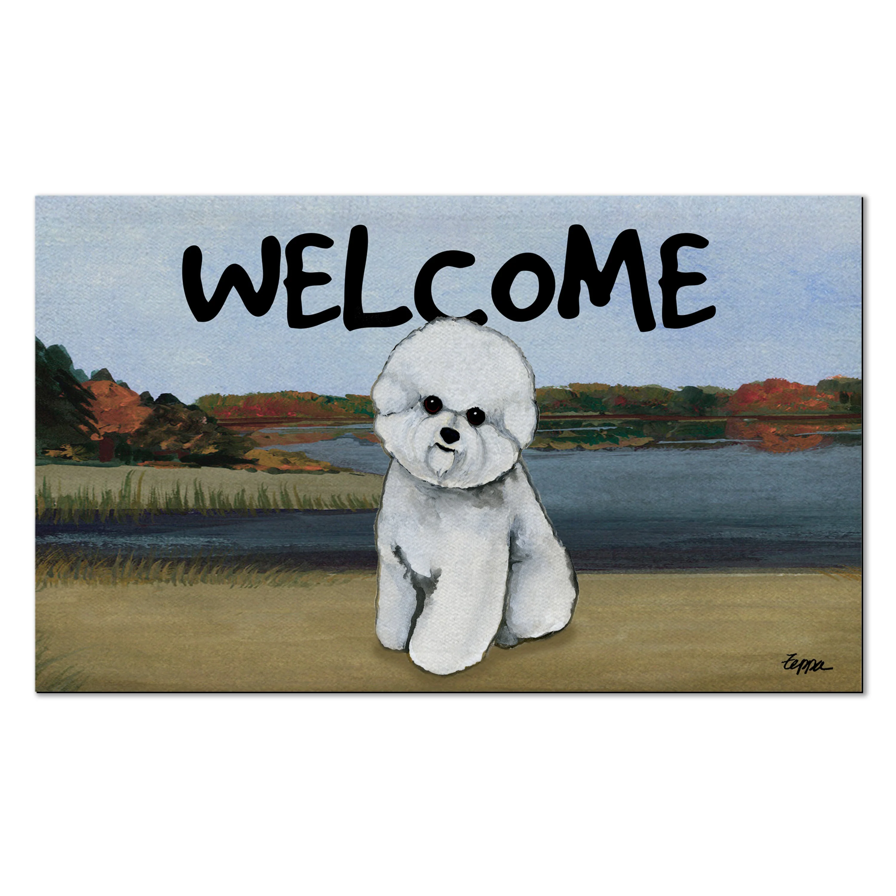 Bichon Frise Welcome Mat - Image 4