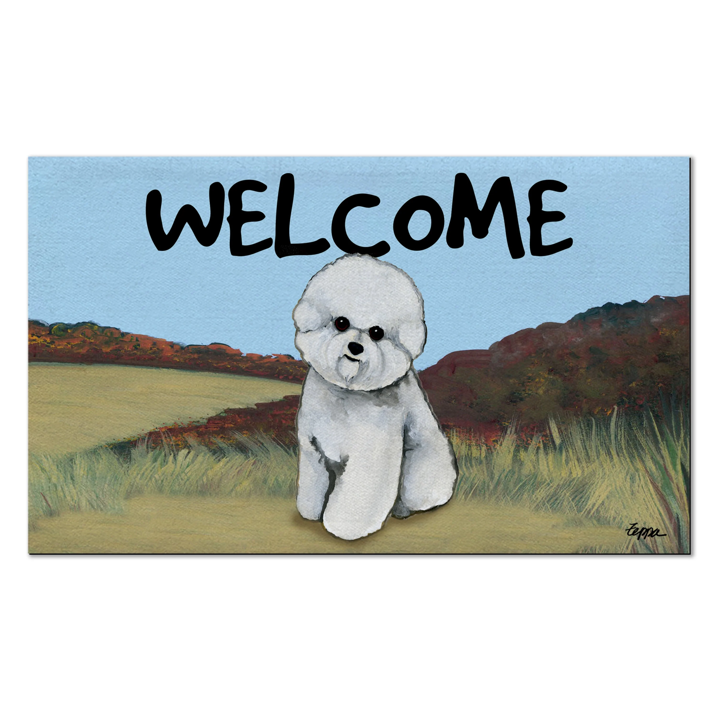 Bichon Frise Welcome Mat - Image 5