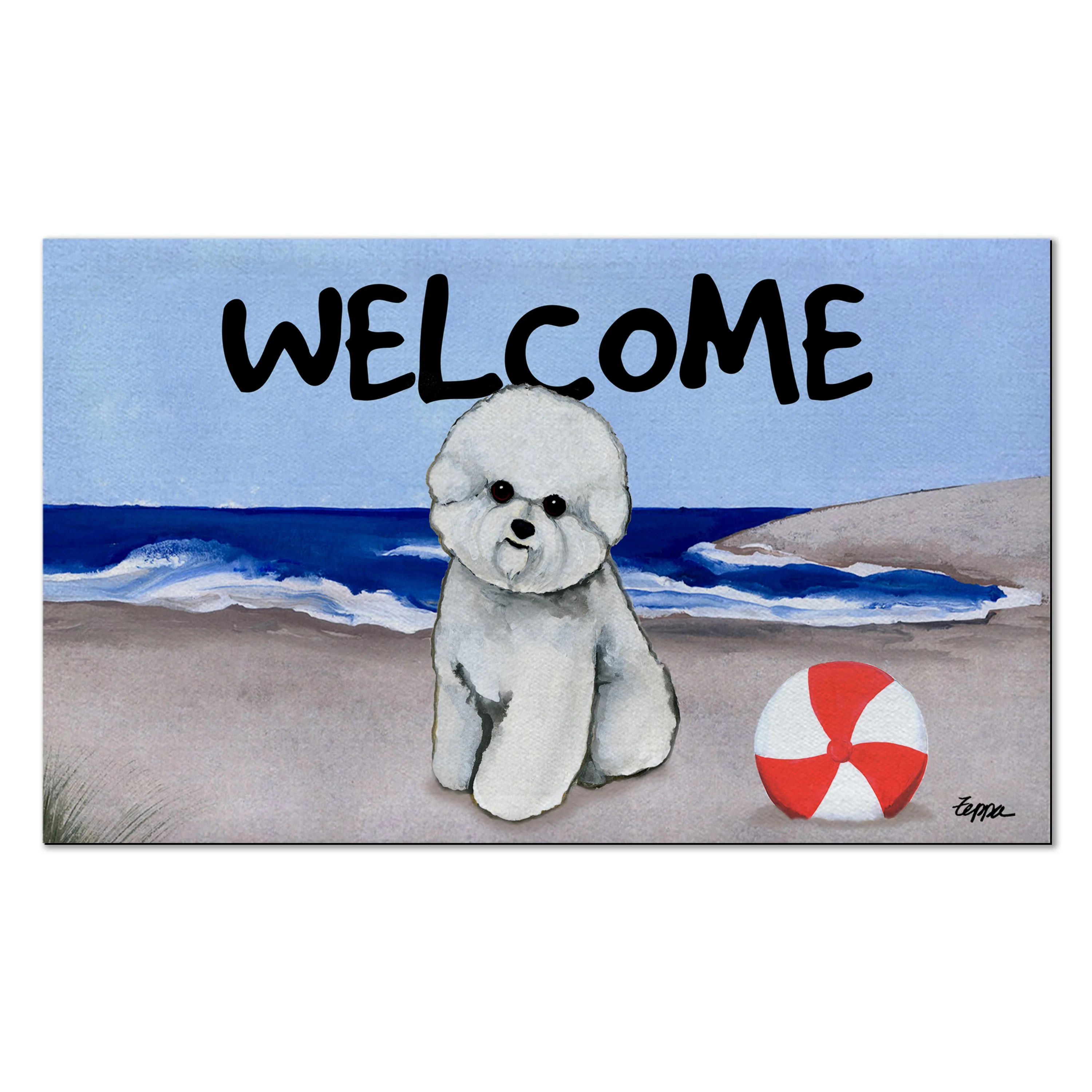Bichon Frise Welcome Mat - Image 6