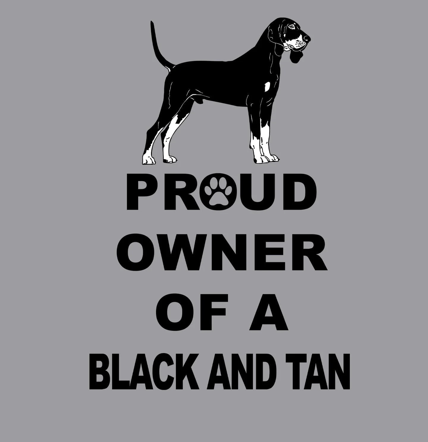 Black and Tan Coonhound Proud Owner - Women's V-Neck T-Shirt - Image 2