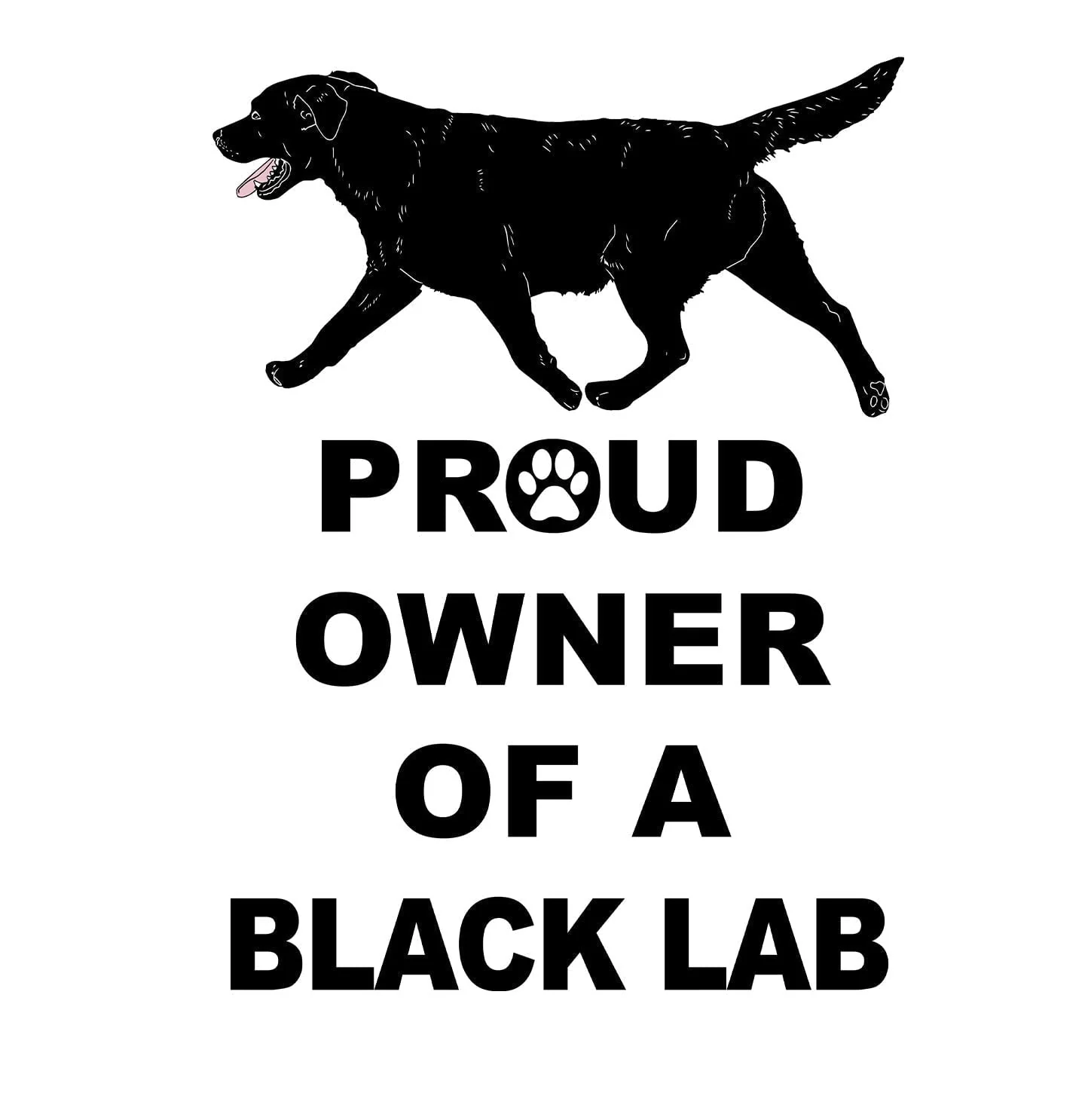 Black Labrador Retriever Proud Owner - Women's V-Neck T-Shirt - Image 2