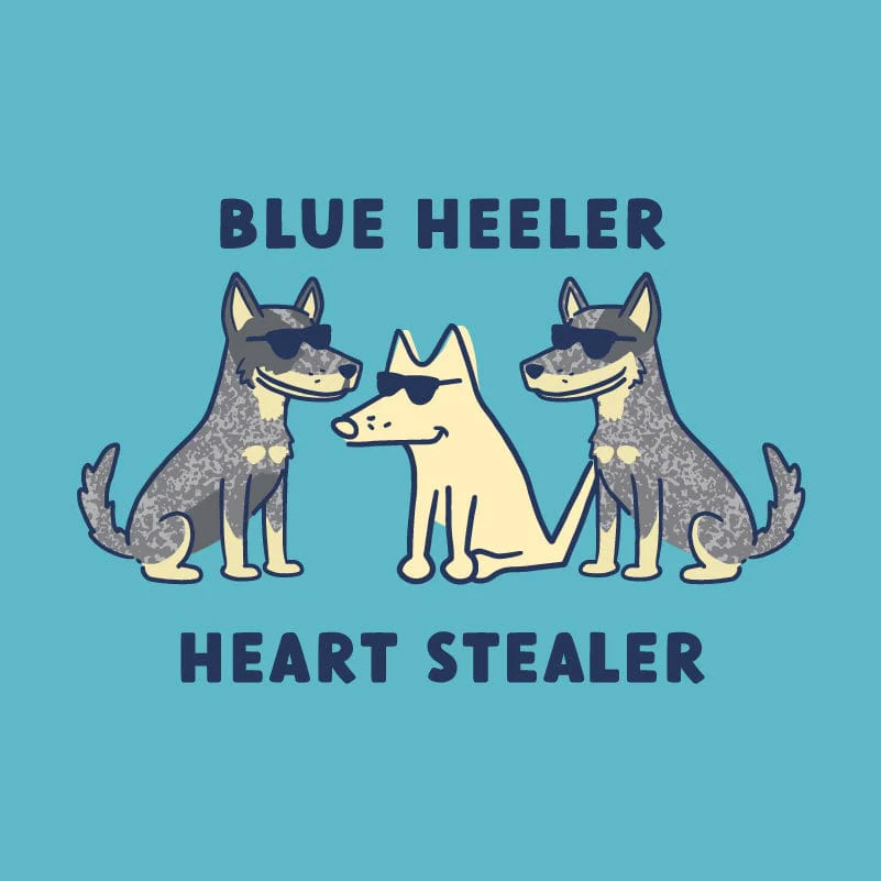 Blue Heeler Heart Stealer - Ladies T-Shirt V-Neck - Image 2