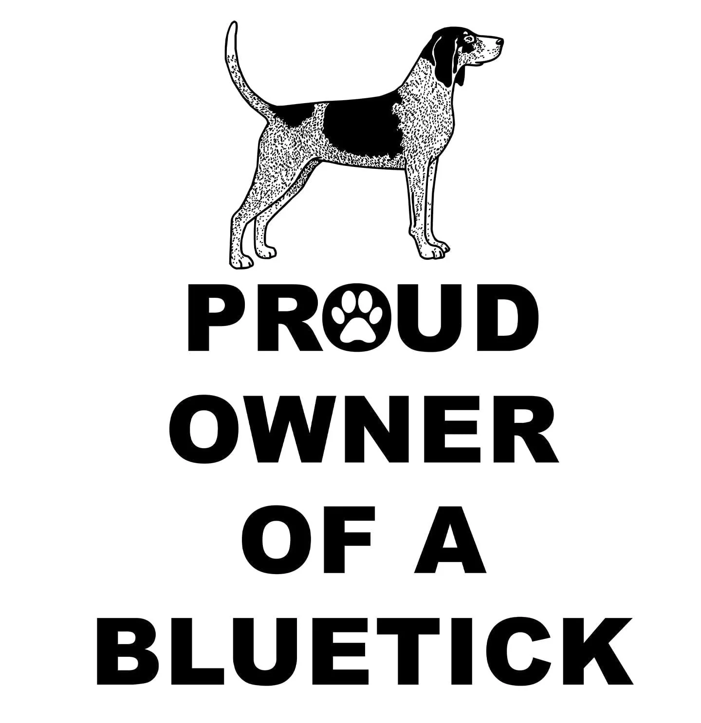 Bluetick Coonhound Proud Owner - Women's V-Neck T-Shirt - Image 2