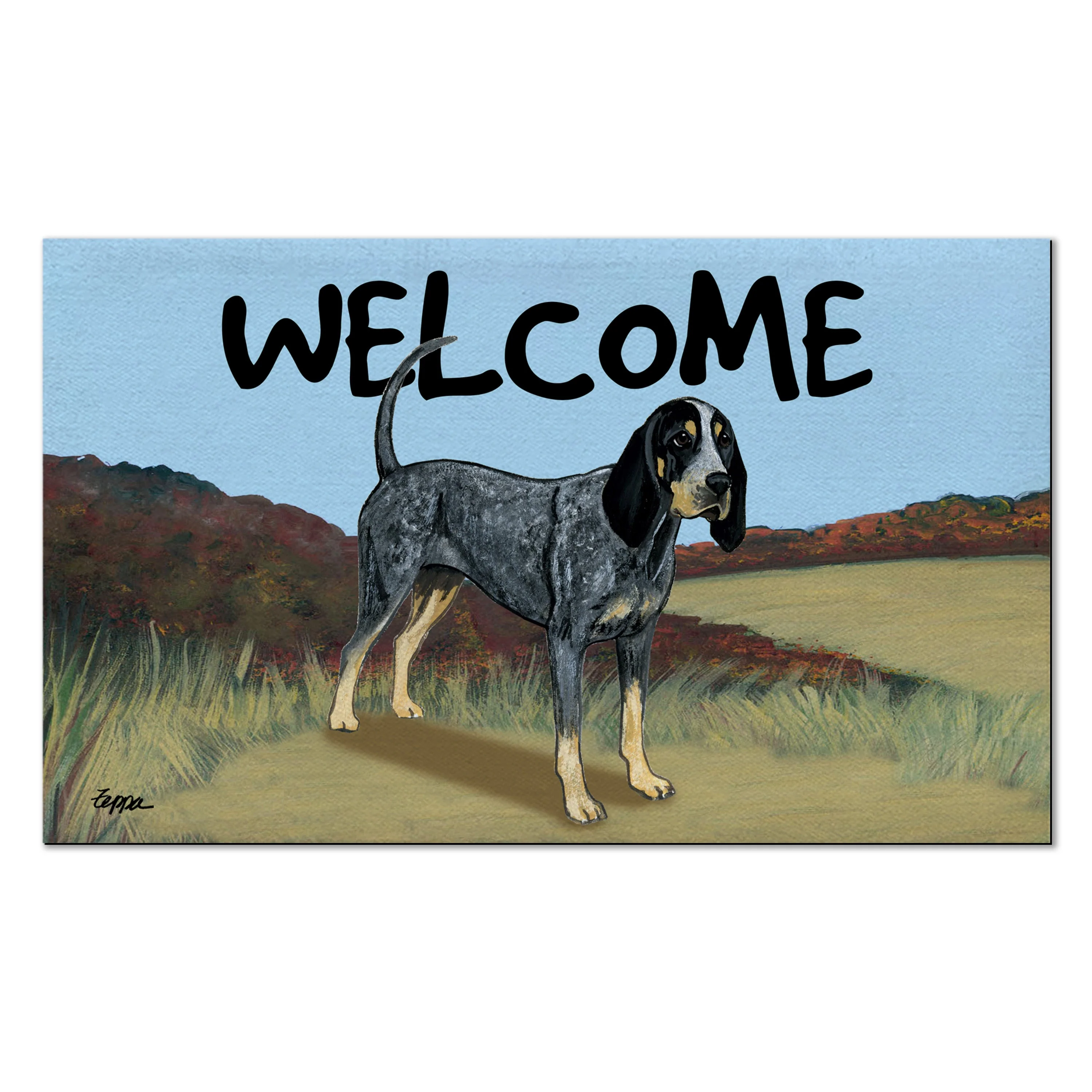 Bluetick Coonhound Welcome Mat - Image 4