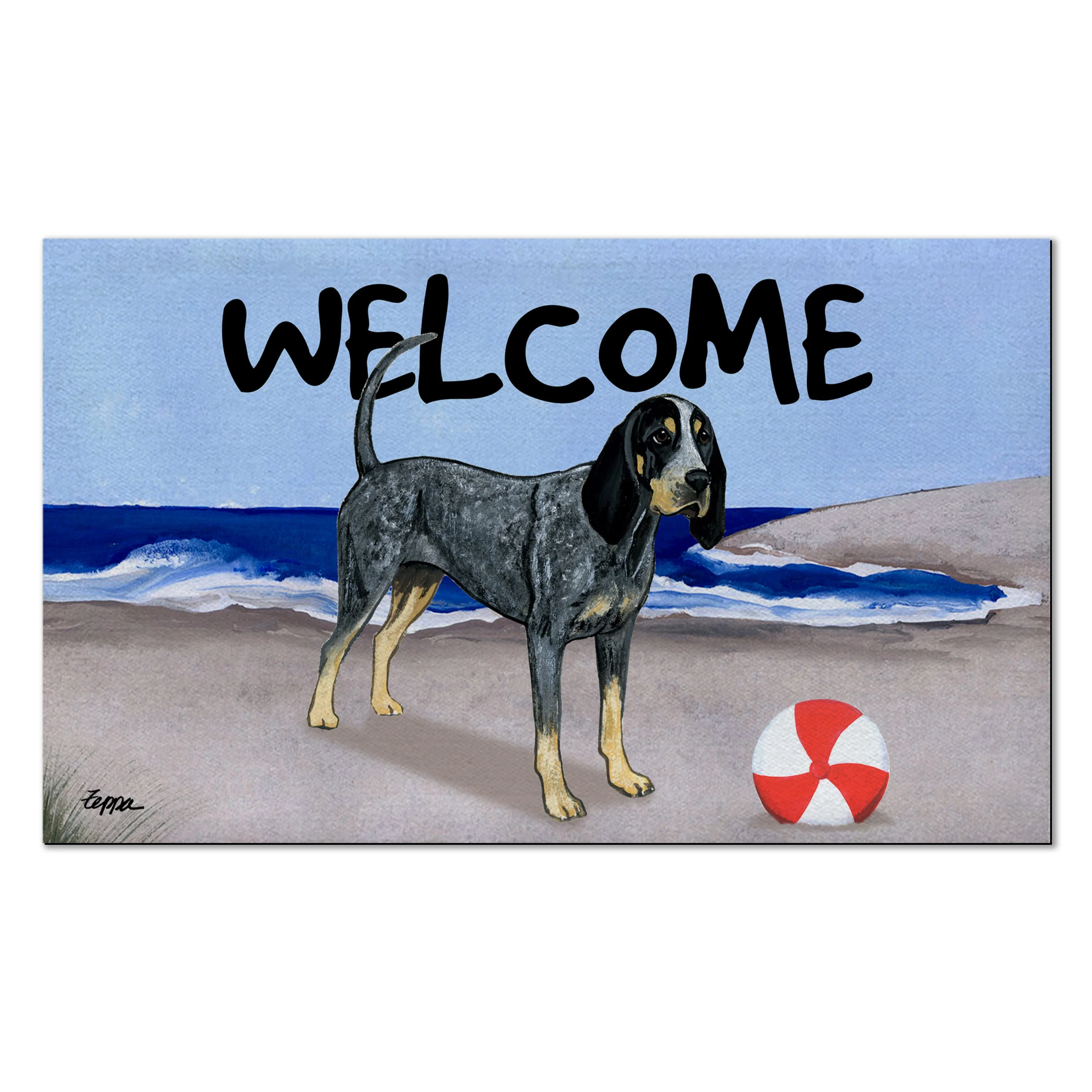 Bluetick Coonhound Welcome Mat - Image 5