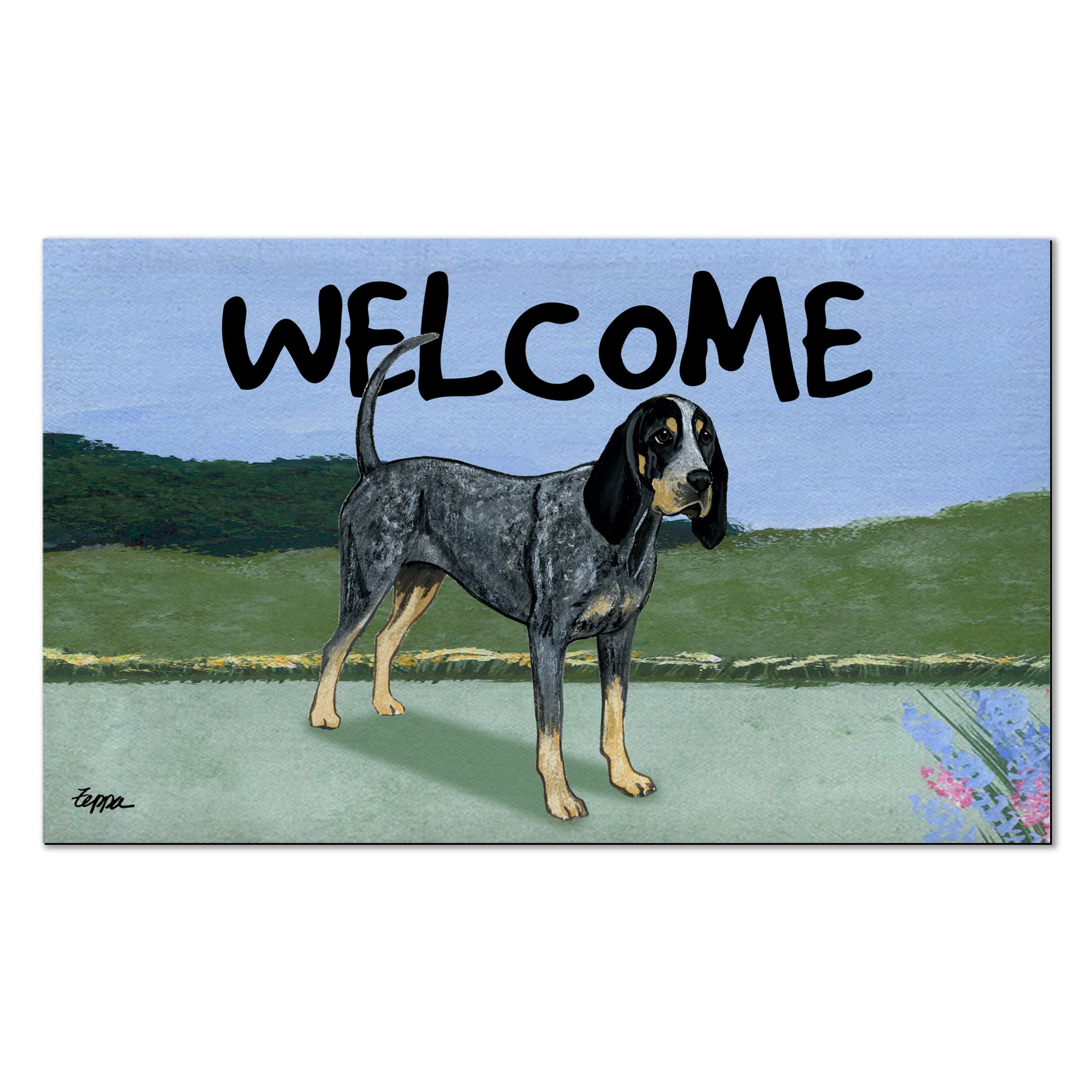 Bluetick Coonhound Welcome Mat - Image 6