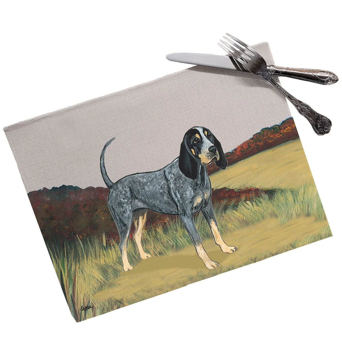 Bluetick Coonhound Placemats