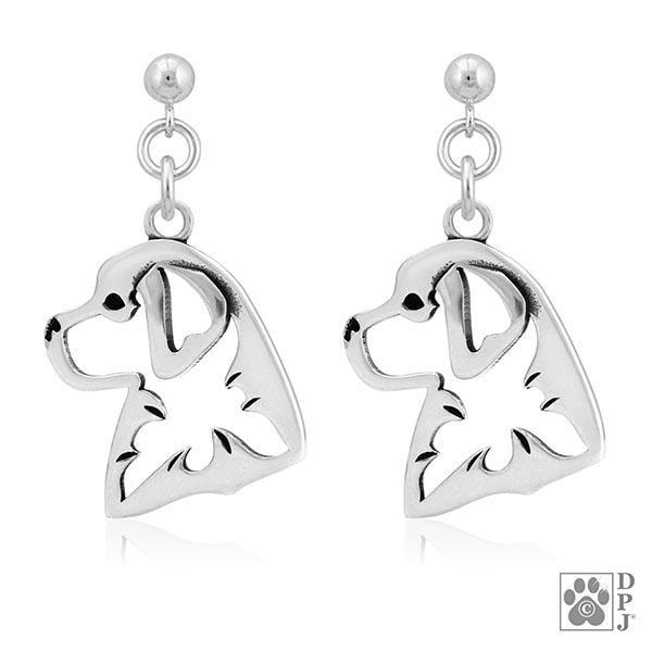Bernese Mountain Dog, Head, Earring - Image 2